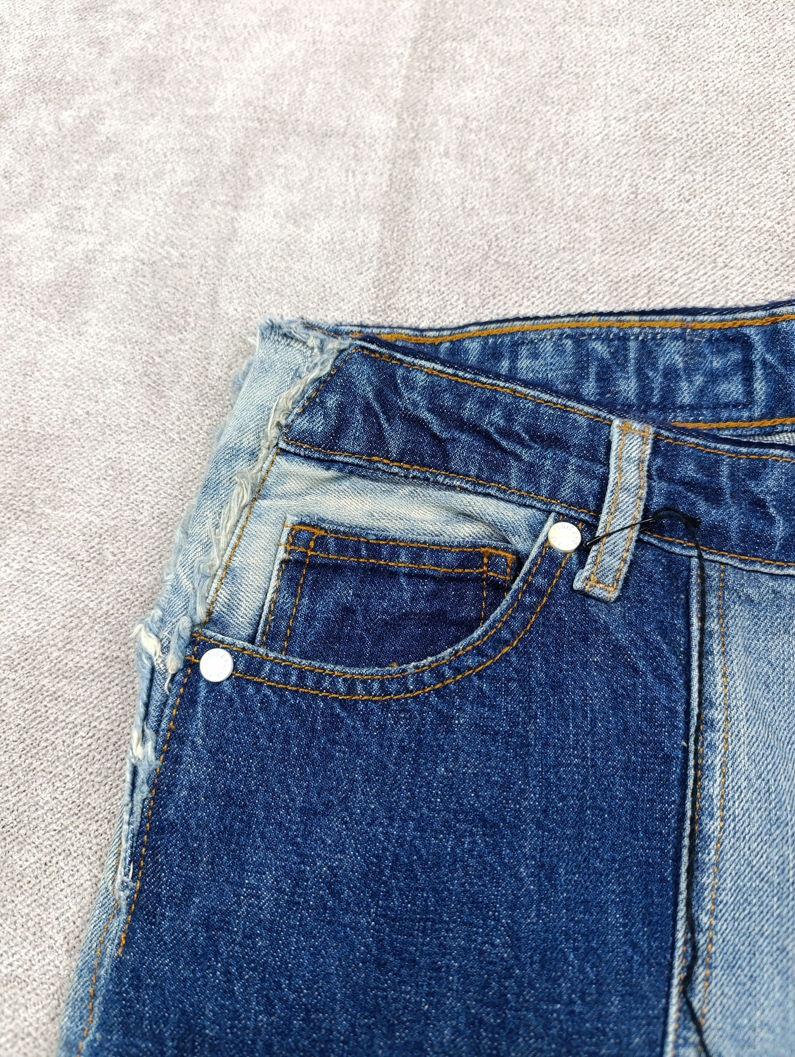 ZADIG VOLTAIRE DELUXE BOYFIX PATCHWORK BOYFRIEND JEANS BLUE