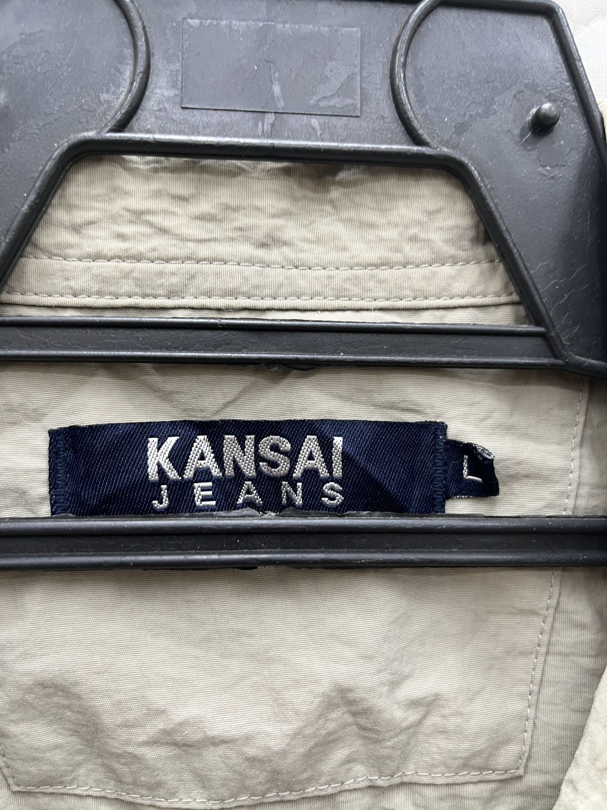 Kansai Yamamoto 🔥🔥🔥ARCHIVE KANSAI JEANS ZIPPER SHIRTS Size US L / EU 52-54 / 3 - 7 Thumbnail