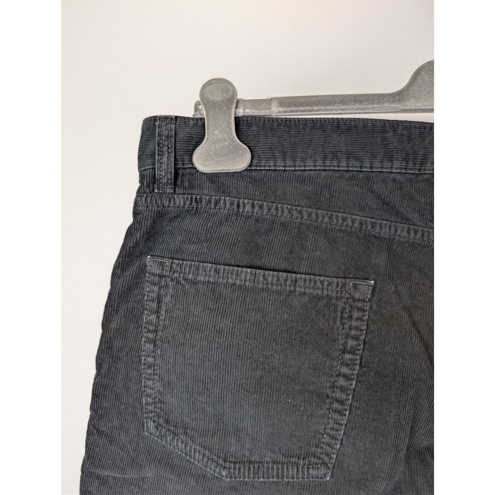 Saint Laurent Paris o1rshd1 Relaxed Straight Corduroy Denim Jeans Spring Black Size US 36 / EU 52 - 15 Thumbnail