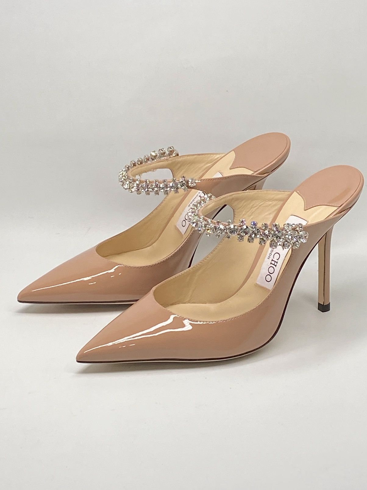 Jimmy Choo Jimmy Choo Bing Embellished Patent Leather Mules size 36 Size US 6 / IT 36 - 6 Thumbnail