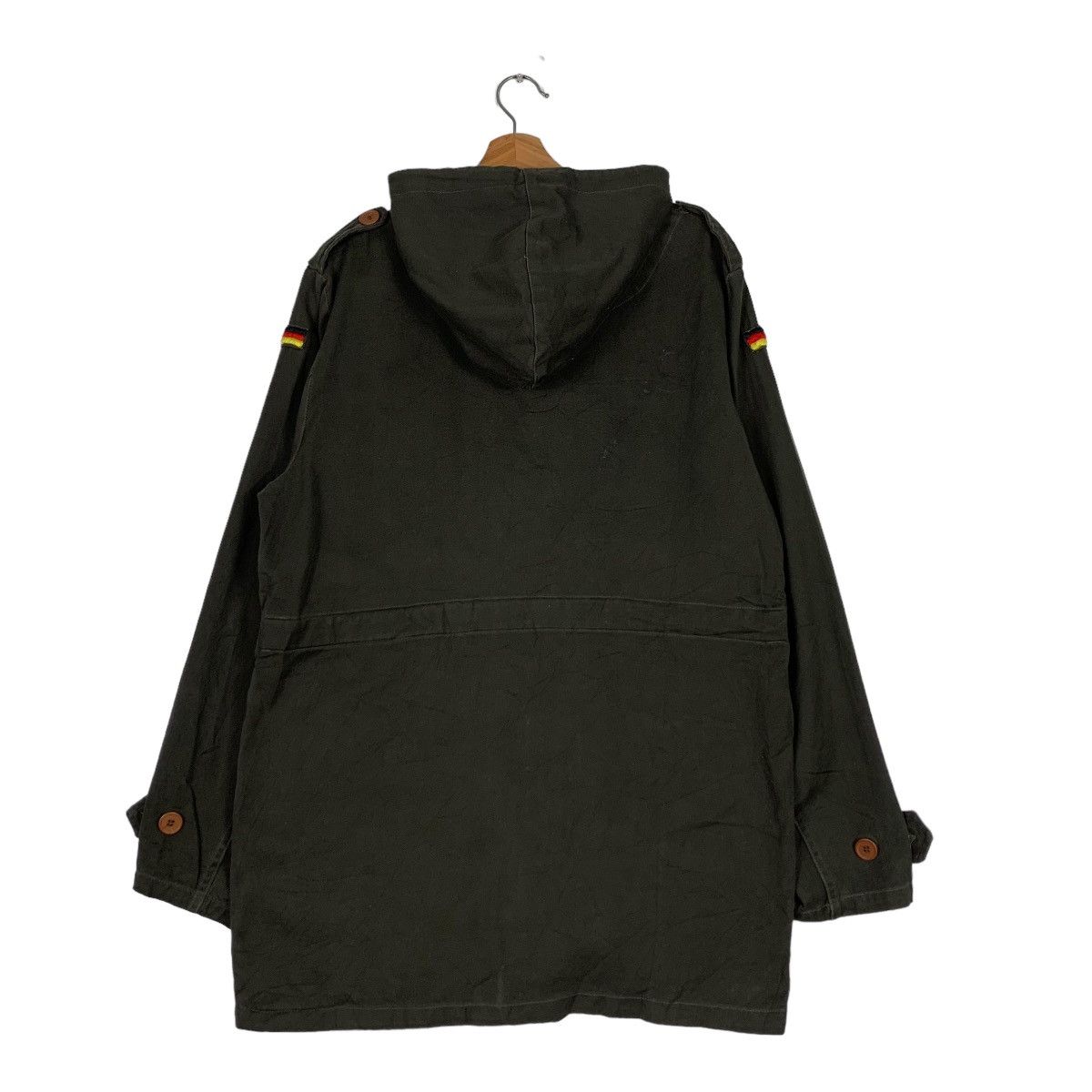 Japanese Brand SCHWARZ GUMU Hooded Jacket / Parka #0549-C25 Size US L / EU 52-54 / 3 - 7 Thumbnail