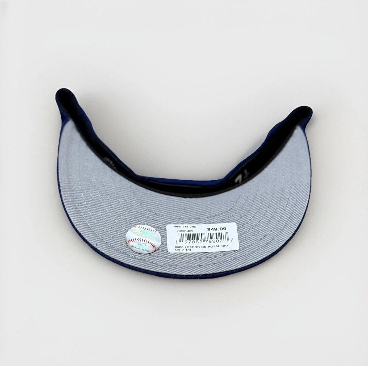 MLB × New Era New Era 59Fifty Dodgers Upside Down Logo Fitted Size 7 1/8 Size ONE SIZE - 4 Thumbnail