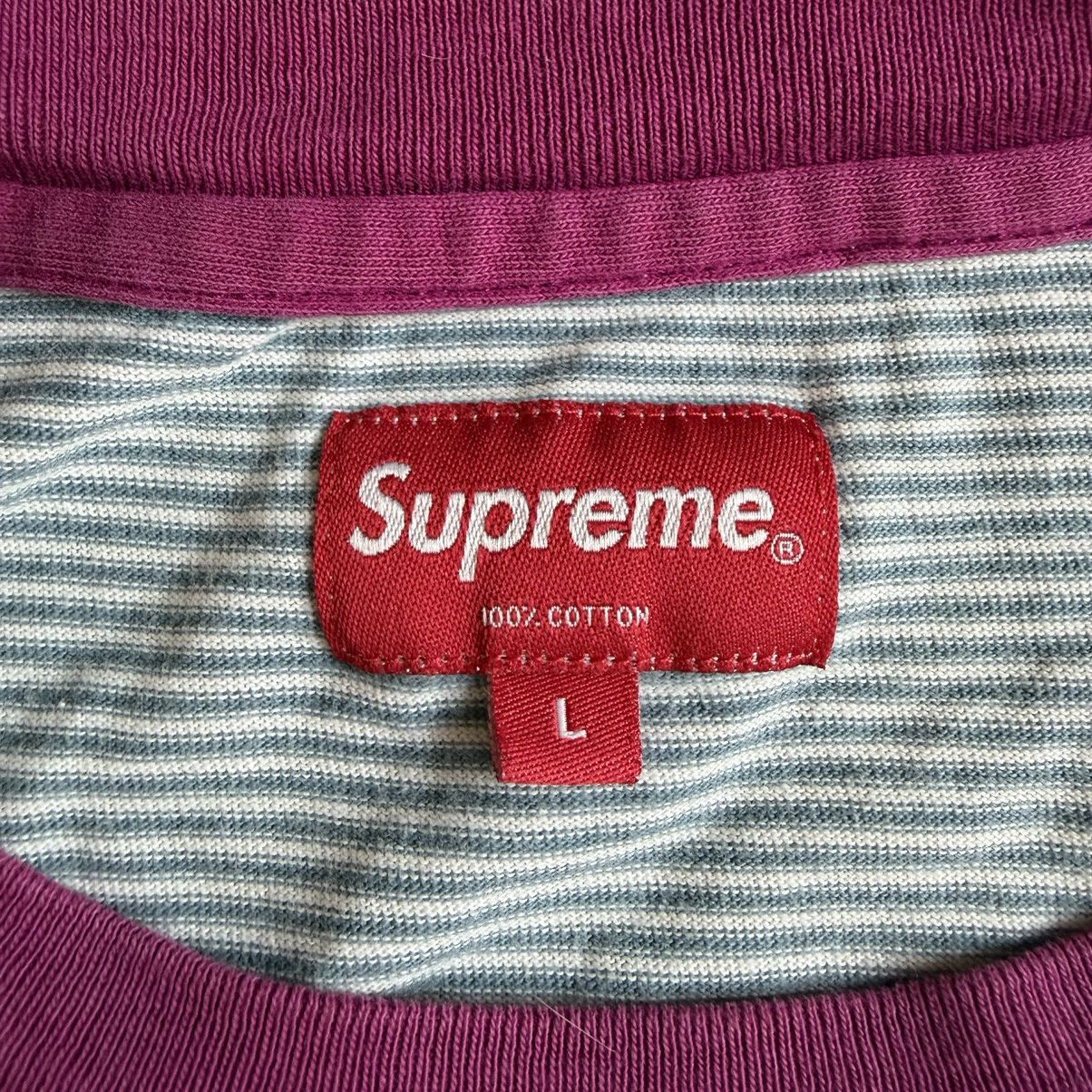 Supreme Supreme Striped T Shirt Size US L / EU 52-54 / 3 - 3 Thumbnail