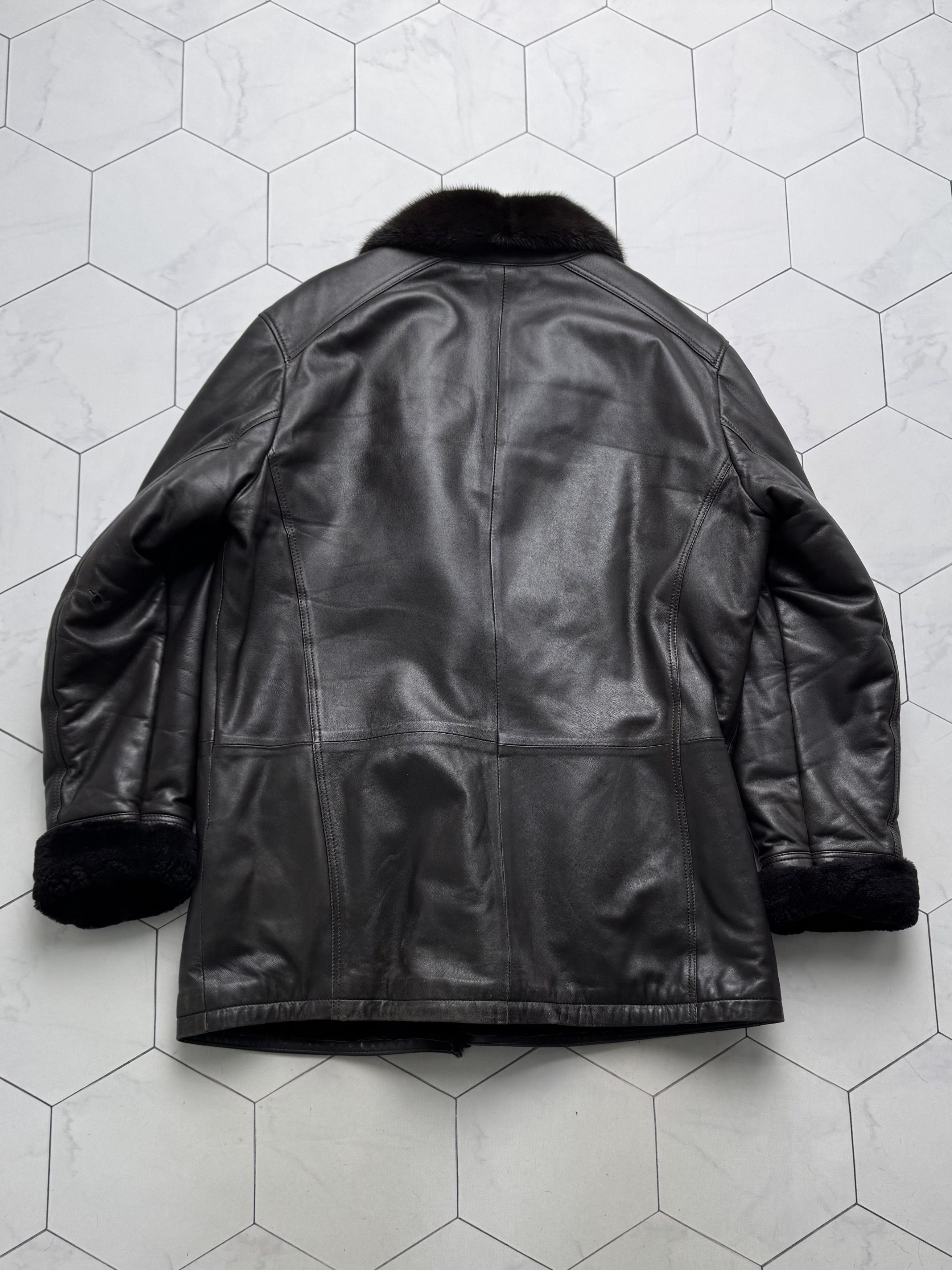 Vintage Vintage Real Sheepskin Coat (B250)D15E2 Size US XXL / EU 58 / 5 - 12 Thumbnail