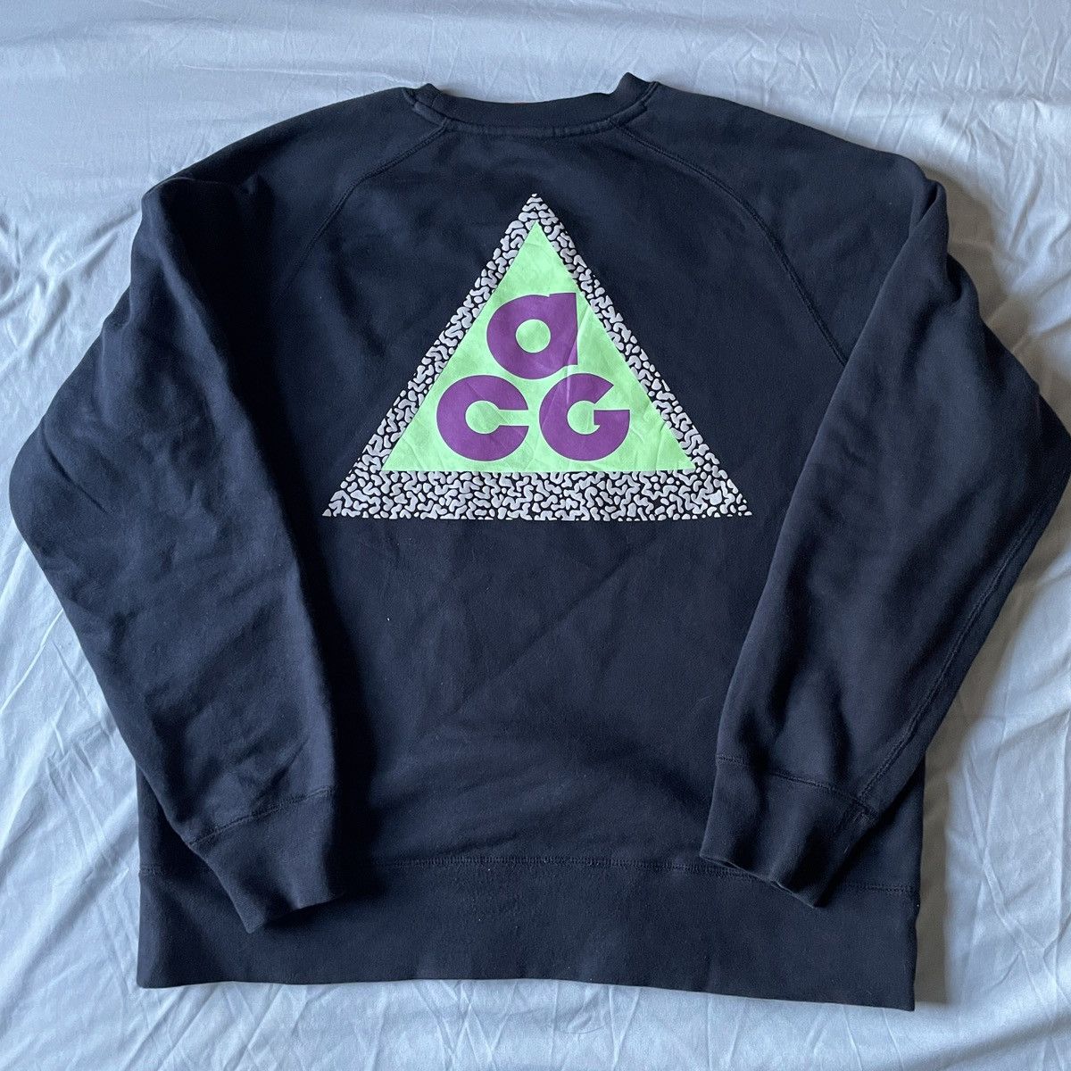 image of Vintage Nike Acg Sweater in Faded Black, Men's (Size Large)