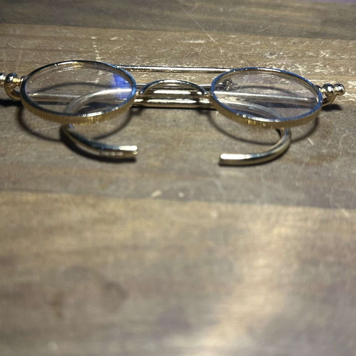 Vintage Vintage gold tone eyeglass brooch Size ONE SIZE - 3 Thumbnail