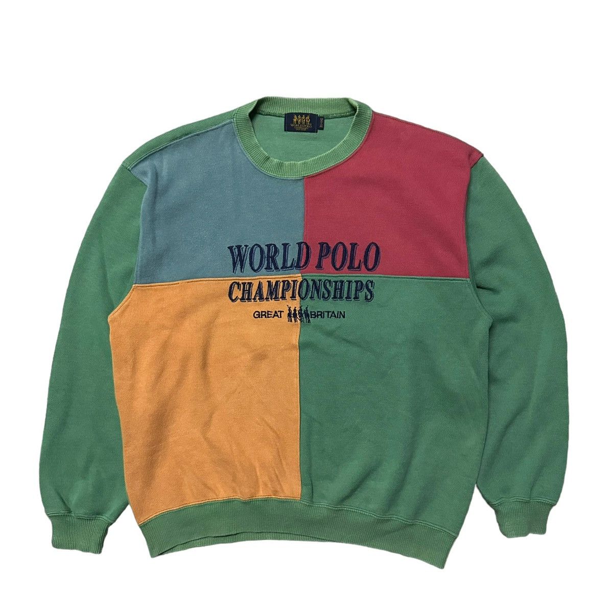 Polo Ralph Lauren world Polo championship great britain multicolor sweatshirt Size US M / EU 48-50 / 2 - 1 Thumbnail