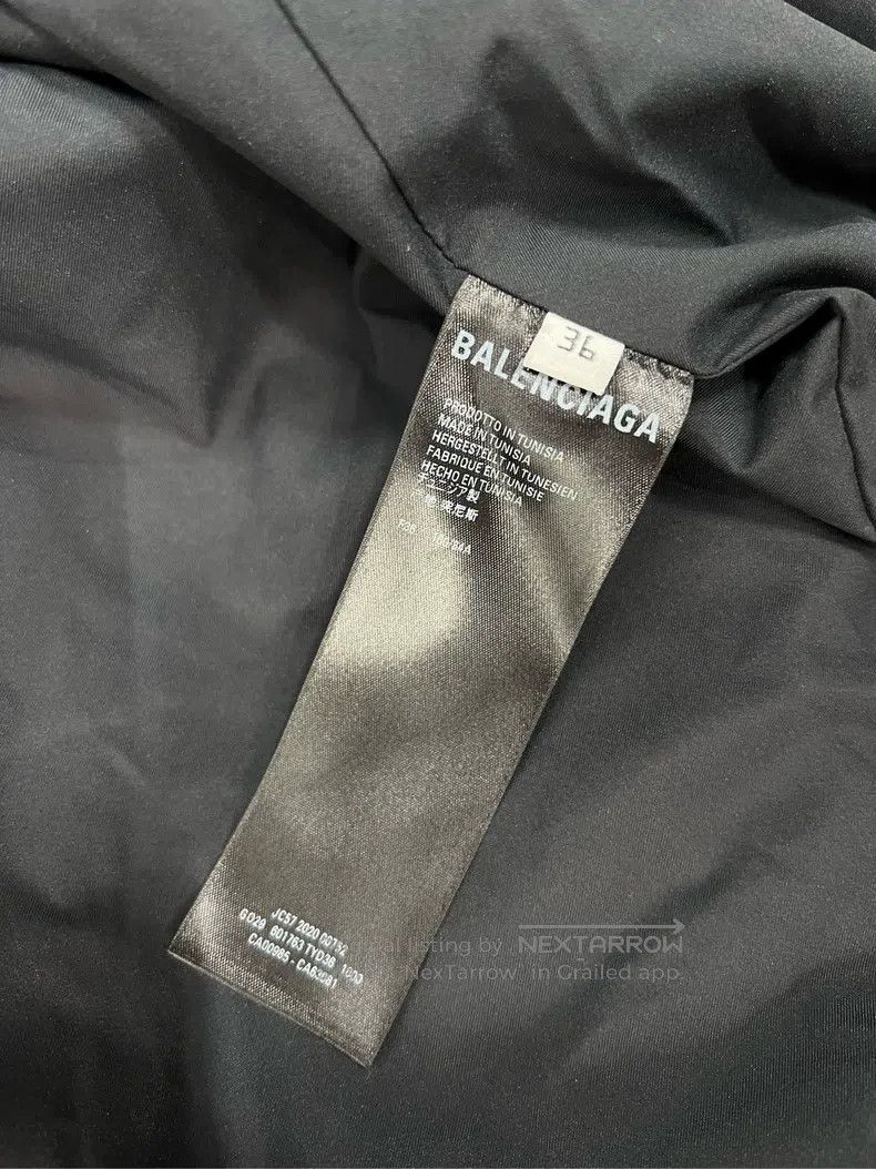 Balenciaga Balenciaga Black Cotton Jacket Size XS / US 0-2 / IT 36-38 - 8 Thumbnail