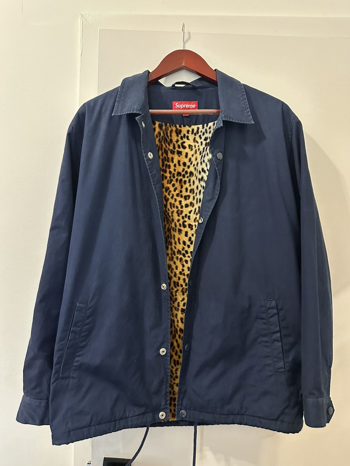Supreme Supreme FW 2010 Leopard Lined Coaches Jacket | Grailed