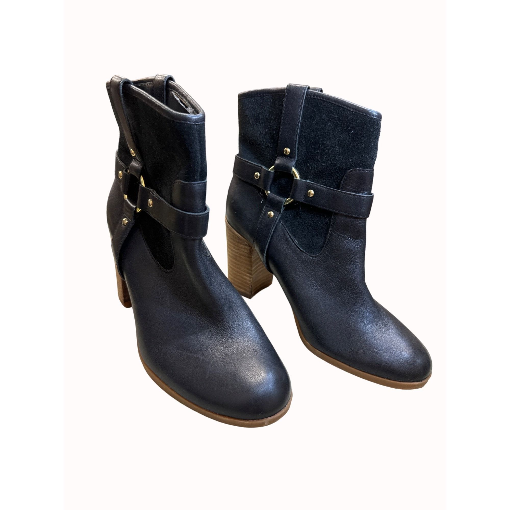 Ralph Lauren Ralph Lauren Lauren women’s black leather ankle boots 6B SKU Size US 6 / IT 36 - 9 Thumbnail