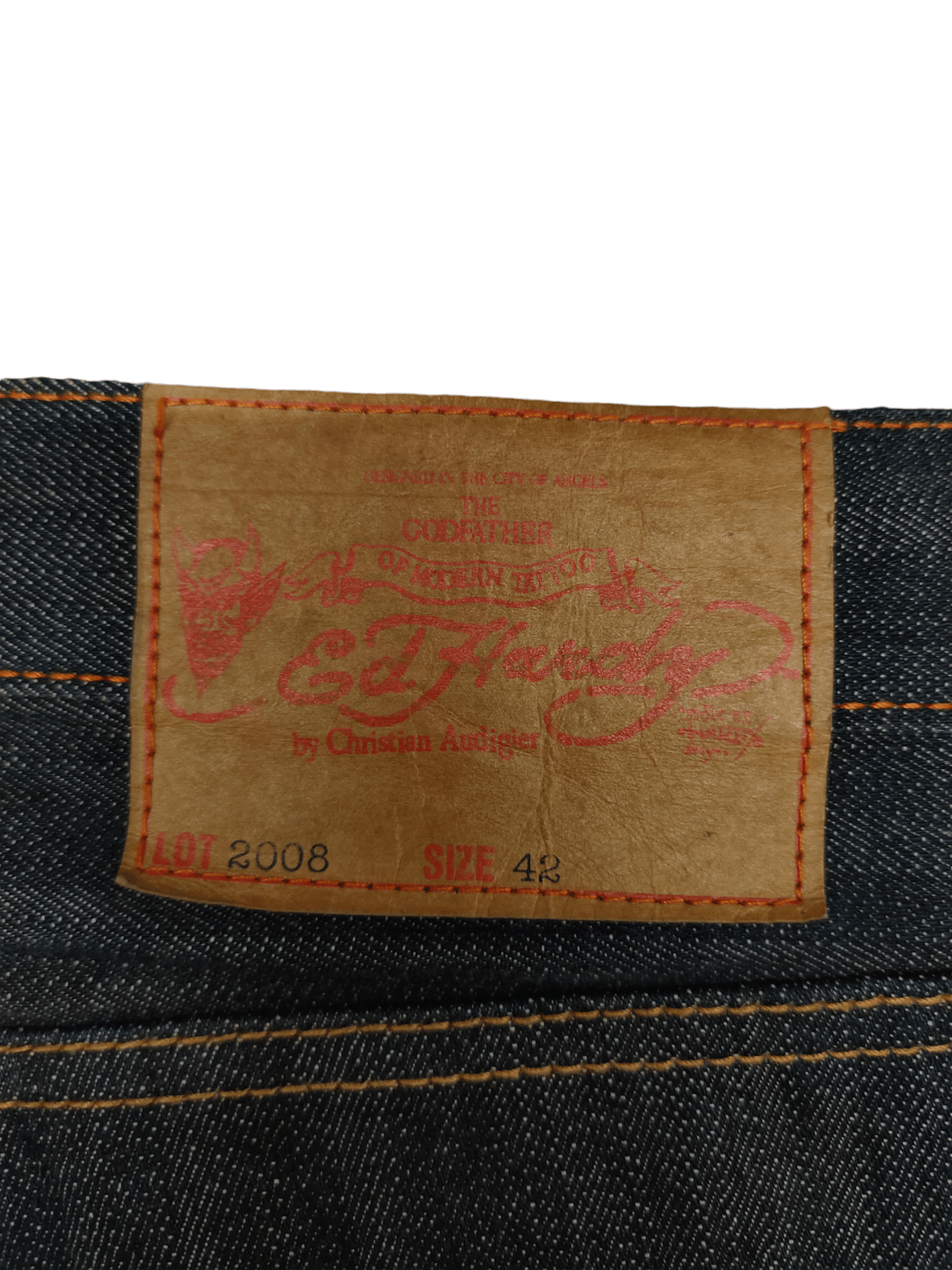 Ed Hardy Vintage Y2k Ed Hardy Lot 2008 Skulls Embroidered Denim Jeans Size US 42 / EU 58 - 12 Thumbnail