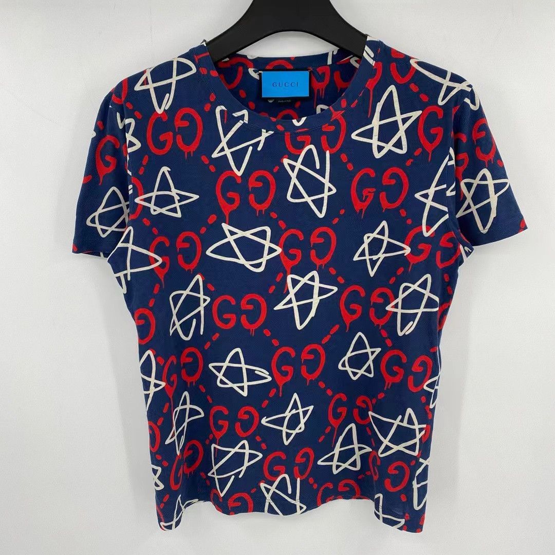 Gucci Gucci five-pointed star short sleeves Nextarrow-2412 Size US S / EU 44-46 / 1 - 1 Thumbnail