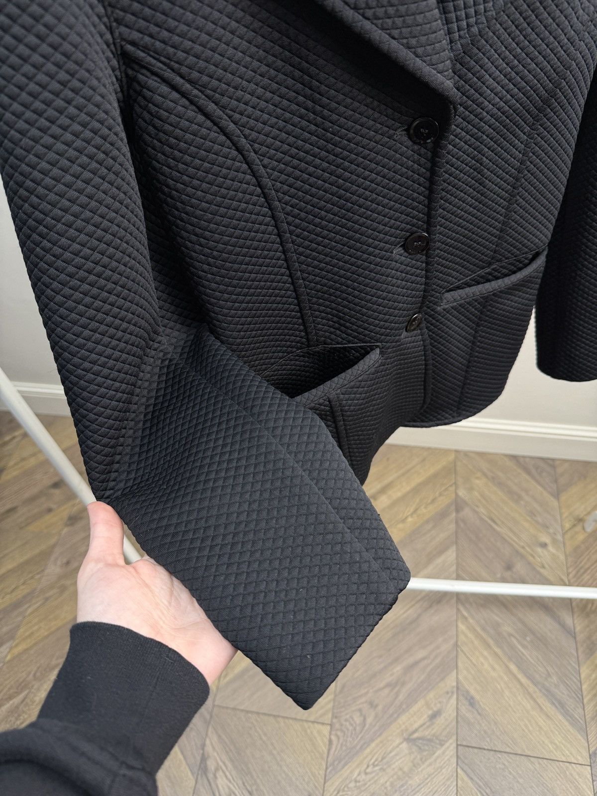 Armani Vintage Armani Jeans Blazer Black Made in Italy Women’s Size S / US 4 / IT 40 - 4 Thumbnail