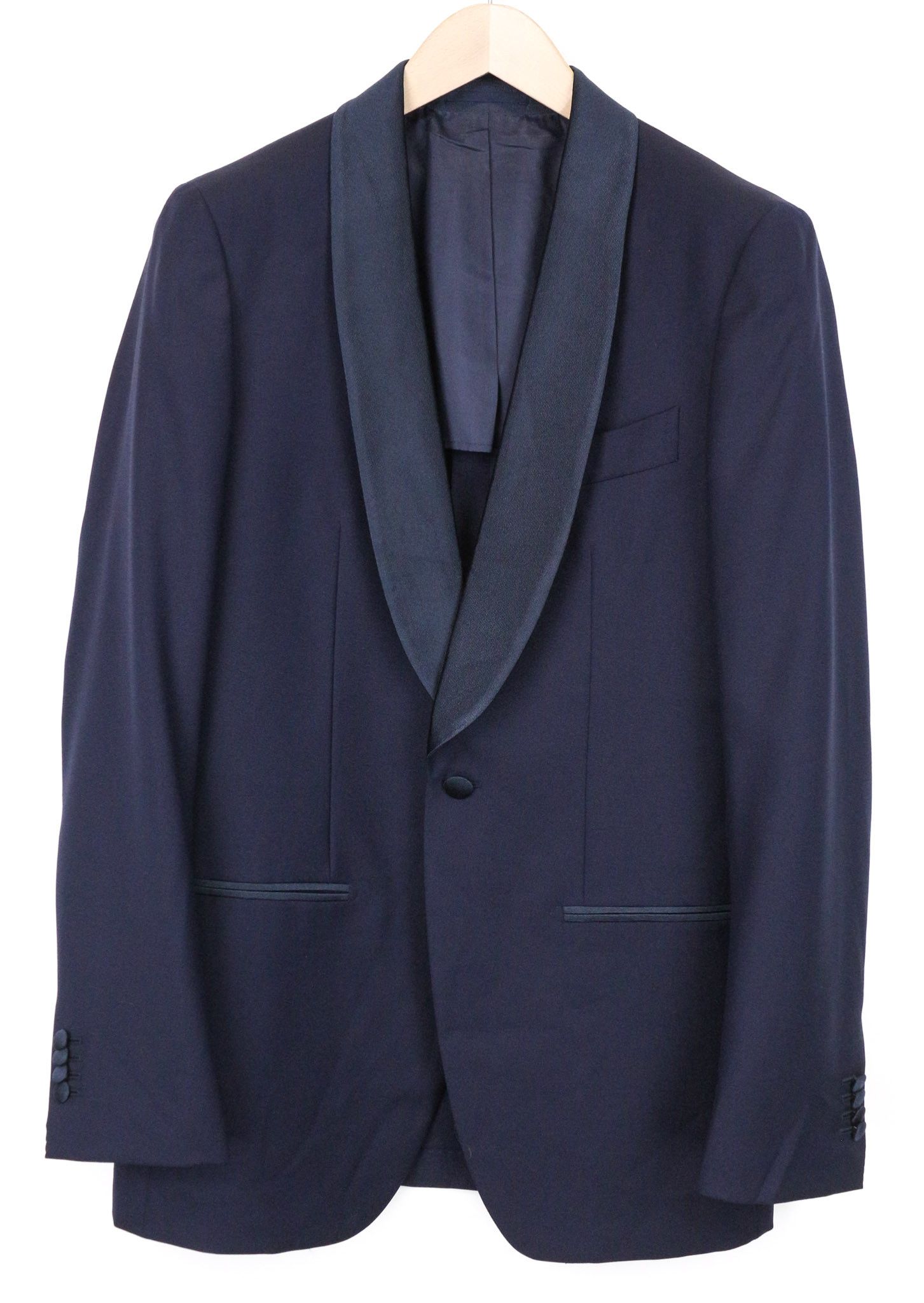 Suitsupply HAVANA TUX UK38L Blue Wool S110s Suit 74760 Size 38L - 2 Thumbnail