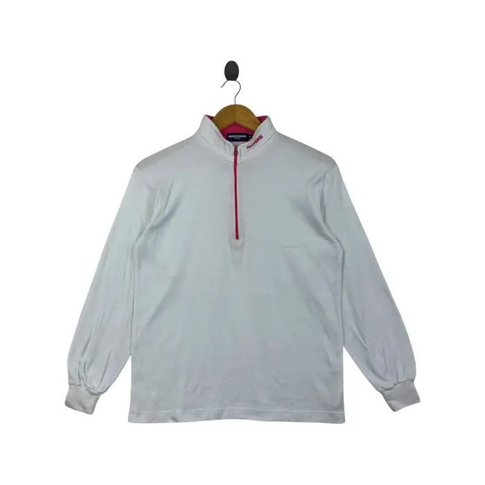 Rossignol Vintage 90’ ROSSIGNOL FRANCE Half Zipper Tee Shirt Top Size M / US 6-8 / IT 42-44 - 1 Thumbnail
