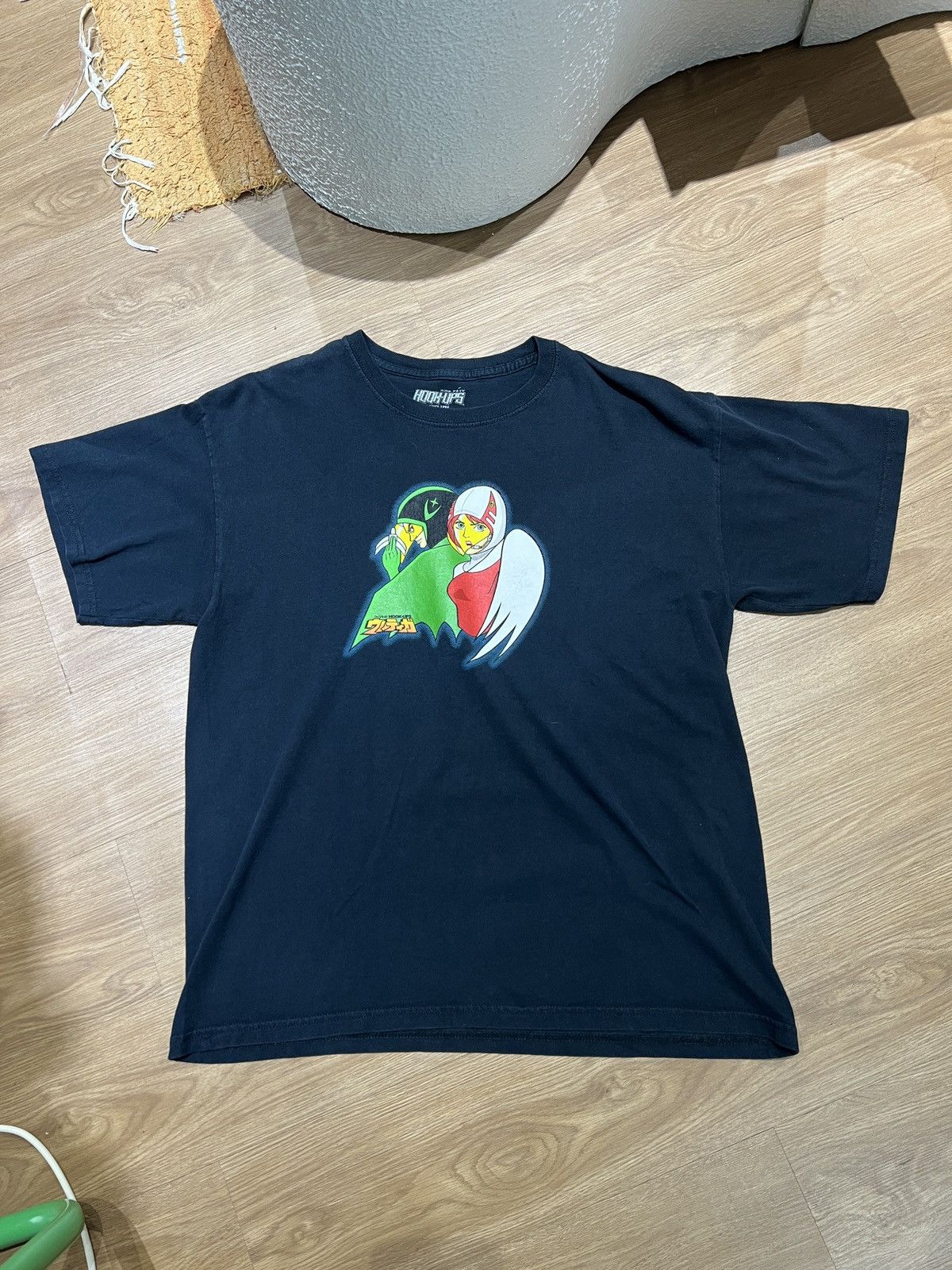 Hook-ups anime skate jeremy klein vintage 00’s tshirt