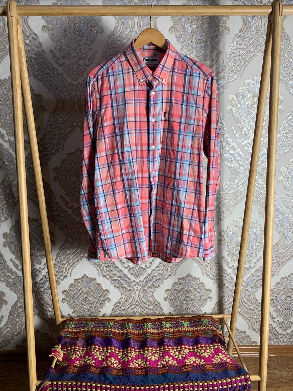 Barbour Vintage Barbour International Oxford Flannel Shirt Casual Size US L / EU 52-54 / 3 - 1 Thumbnail