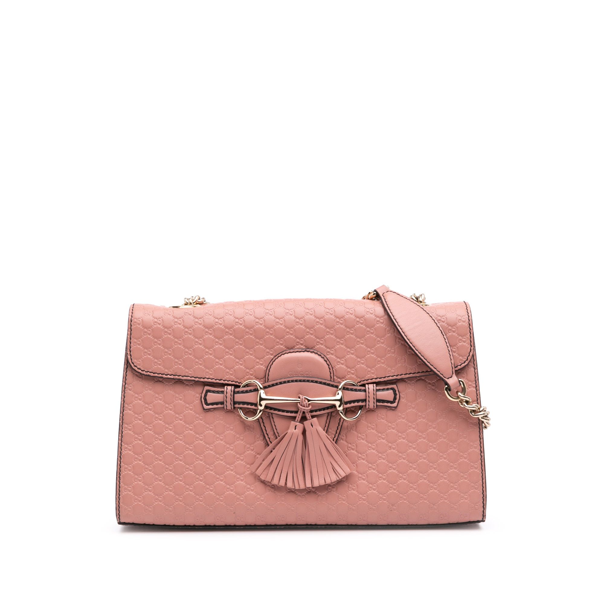Gucci Medium MicroGuccissima Emily Shoulder Bag in Pink, Women's