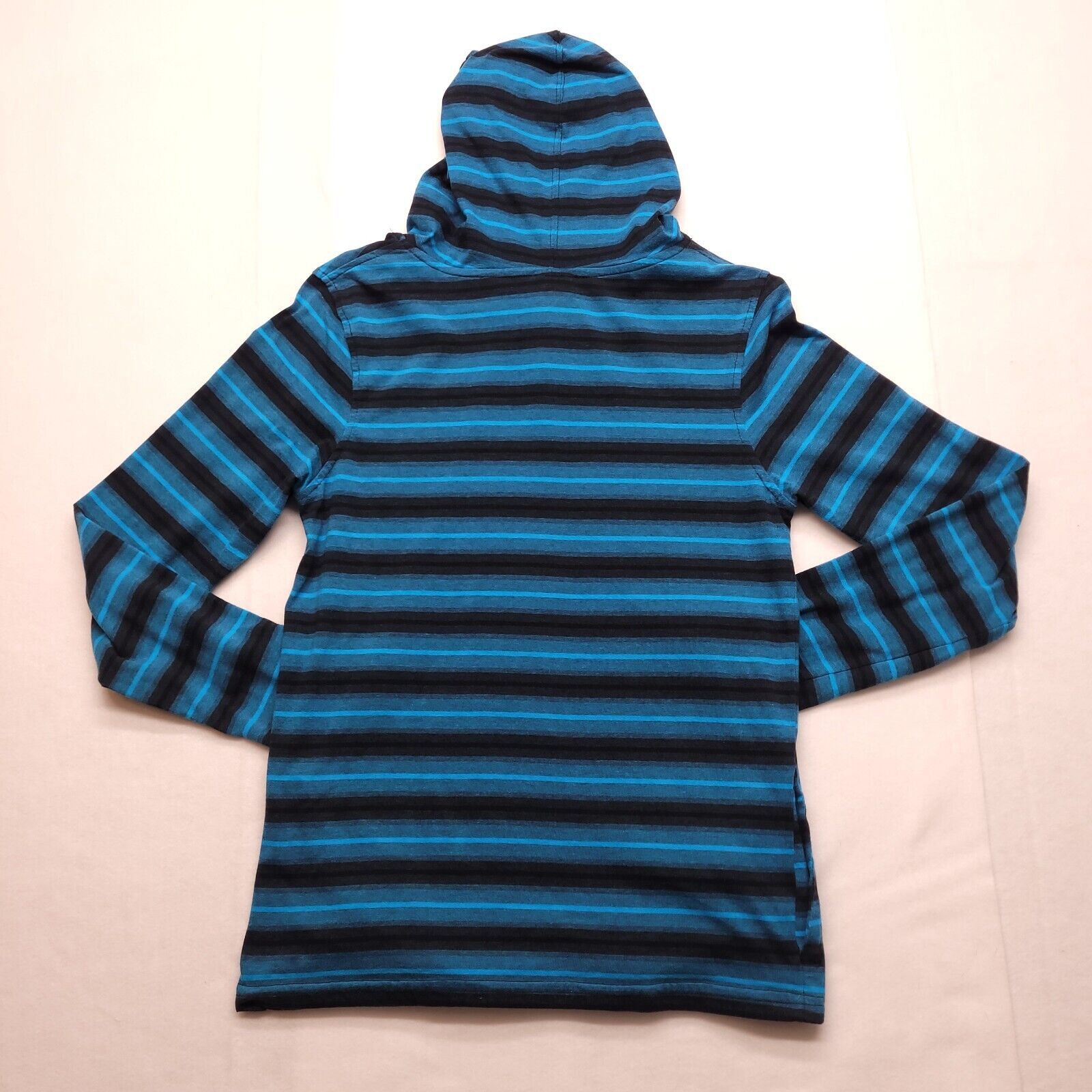 Zoo York Zoo York Casual Pullover Hoodie Womens Size S Blue Striped Size S / US 4 / IT 40 - 10 Thumbnail