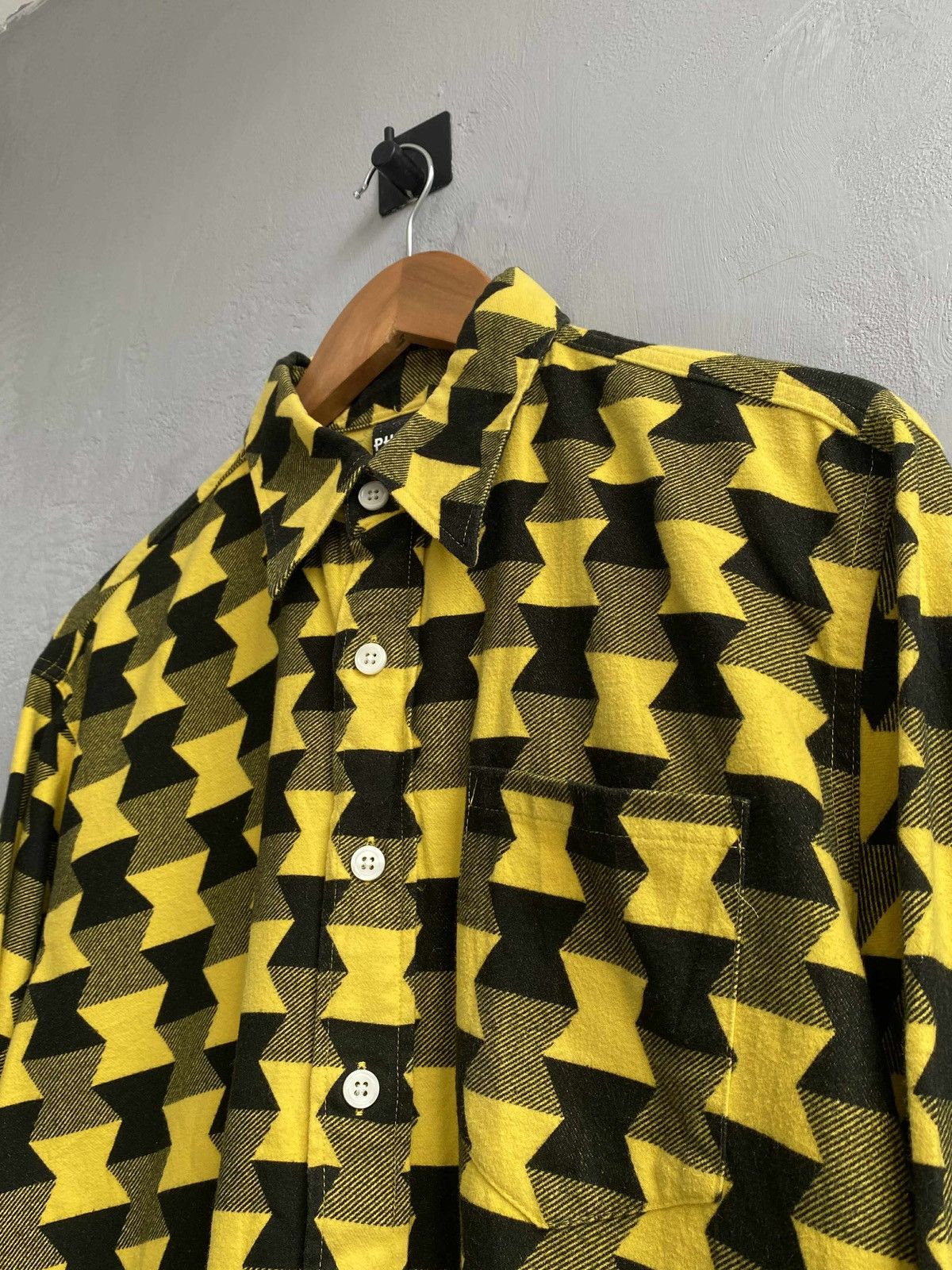 PHENOMENON Phenomenon Yellow-Black Geometric Shirt Size US L / EU 52-54 / 3 - 3 Thumbnail