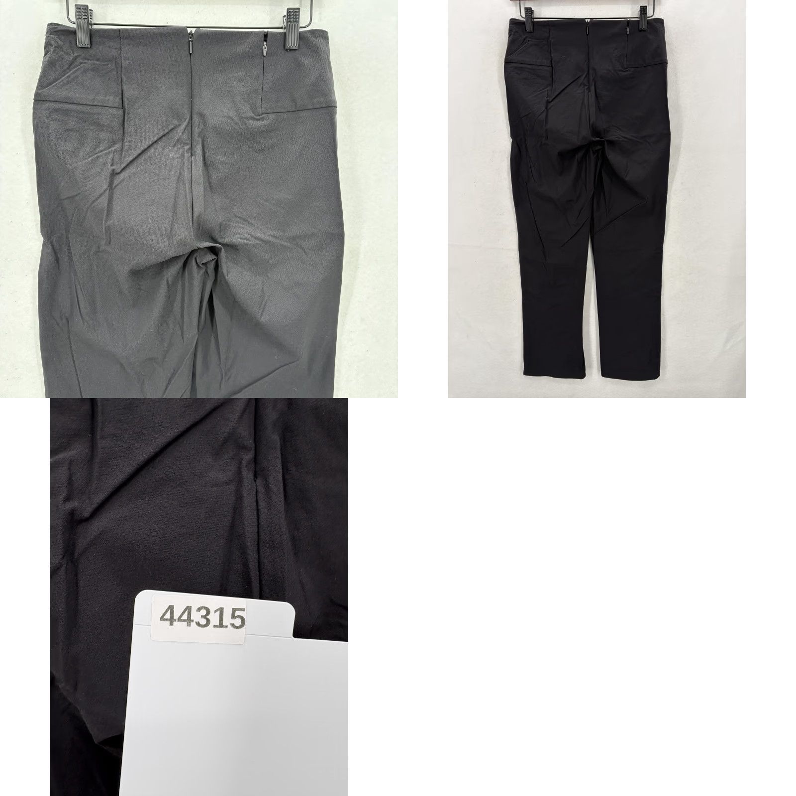 Athleta VINTAGE? No. Athleta Wander Slim Straight Crop Pants Womens 6 Black Stretch Back Zip Career Size 28" / US 6 / IT 42 - 9 Thumbnail