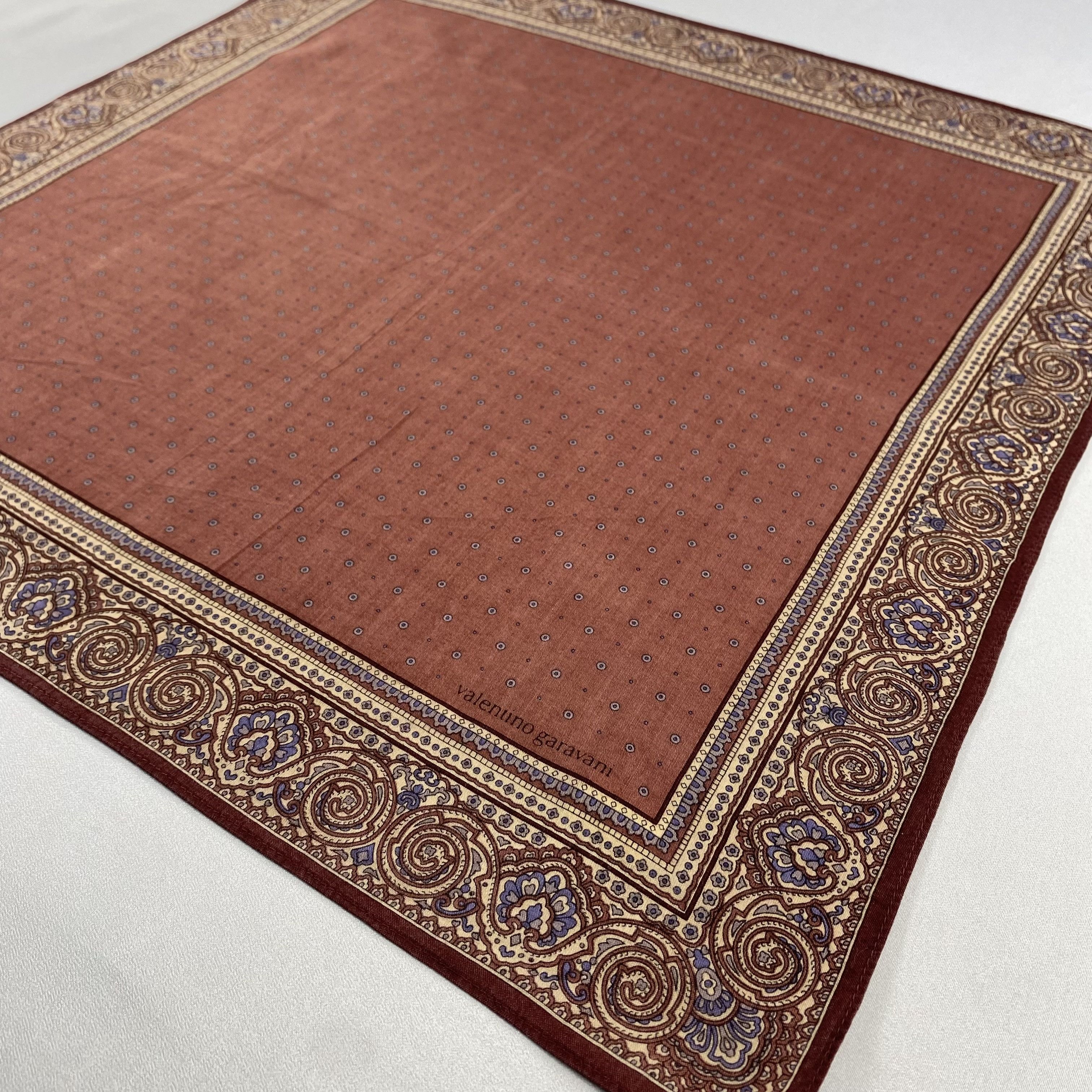 Valentino × Vintage Valentino Garavani Bandana/ Handkerchief / Neckerchief-P1826 Size ONE SIZE - 4 Thumbnail