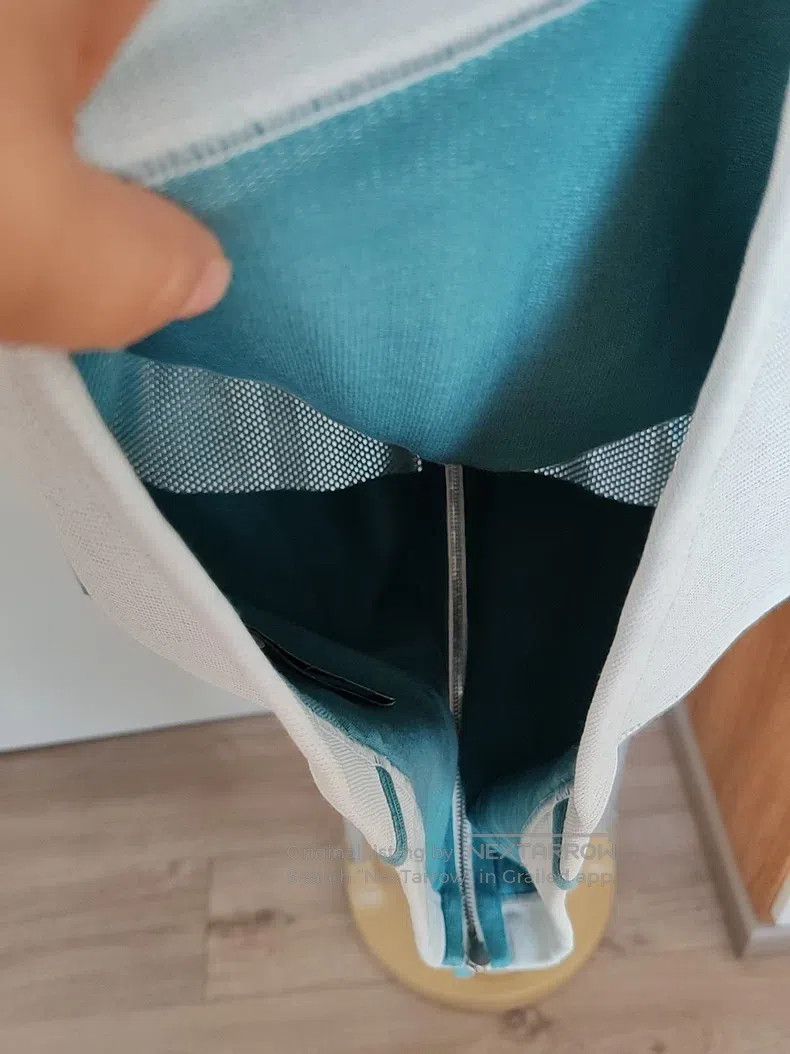 Hermes Hermes Light blue mesh knit with green trim color block ja Size US M / EU 48-50 / 2 - 7 Thumbnail
