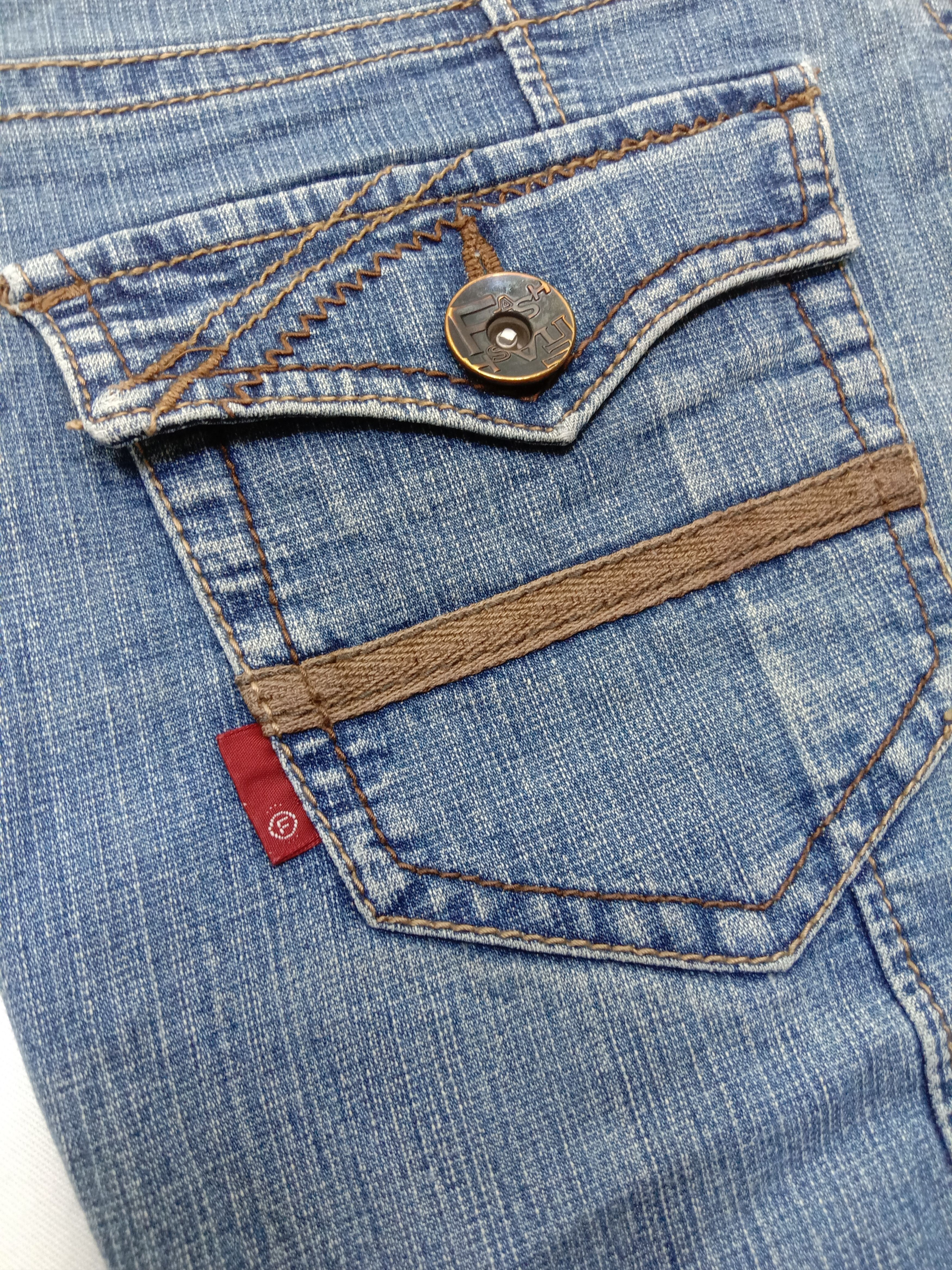 Japanese Brand Vintage Japanese Bush Flare Jeans Bell Bottom Denim Size 28" / US 6 / IT 42 - 11 Thumbnail