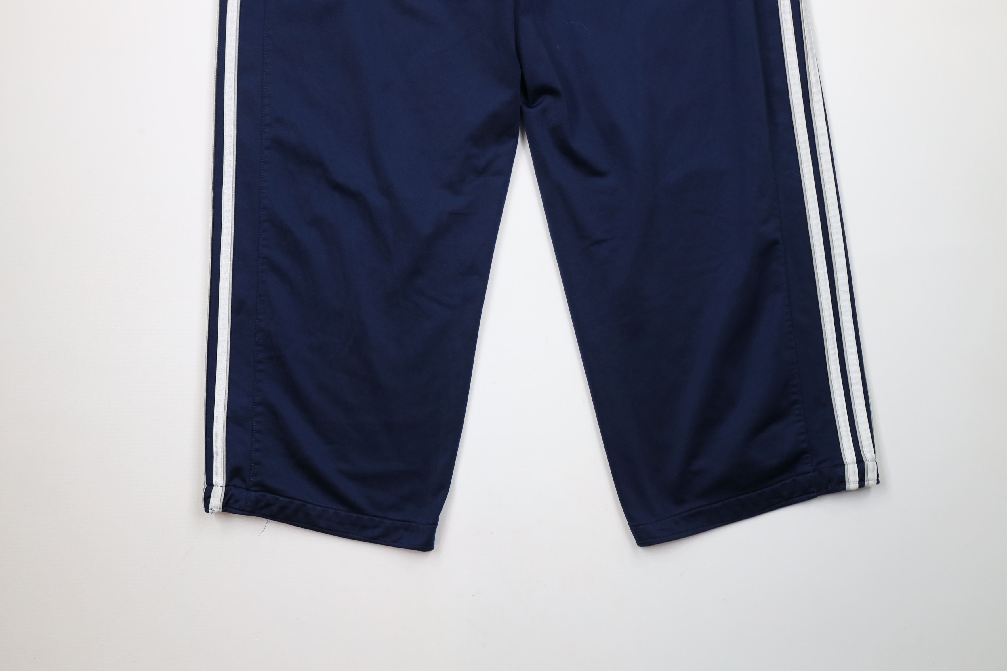 Adidas × Vintage Vintage Y2K 2005 Adidas Spell Striped Wide Leg Pants Blue Size US 38 / EU 54 - 13 Thumbnail