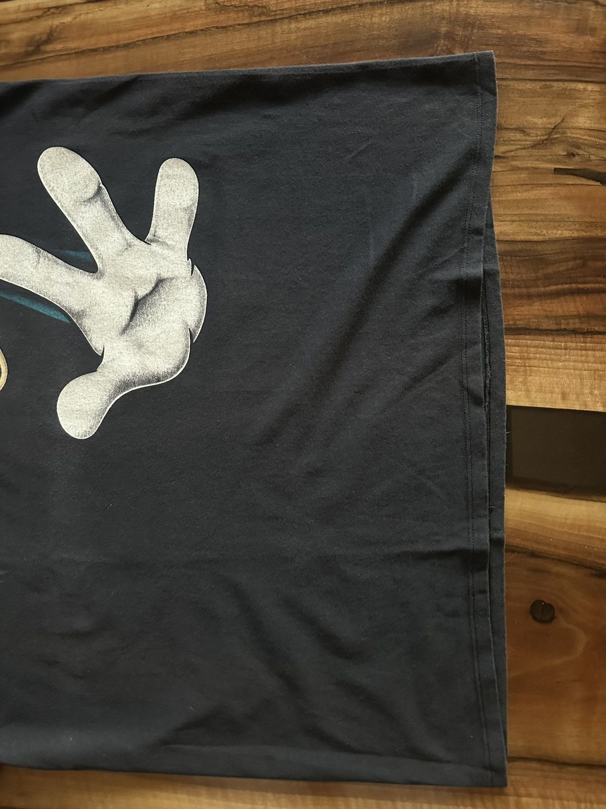 Disney Vintage Disney Designs 90s Black Double Sided Big Mickey Size US XXL / EU 58 / 5 - 4 Thumbnail