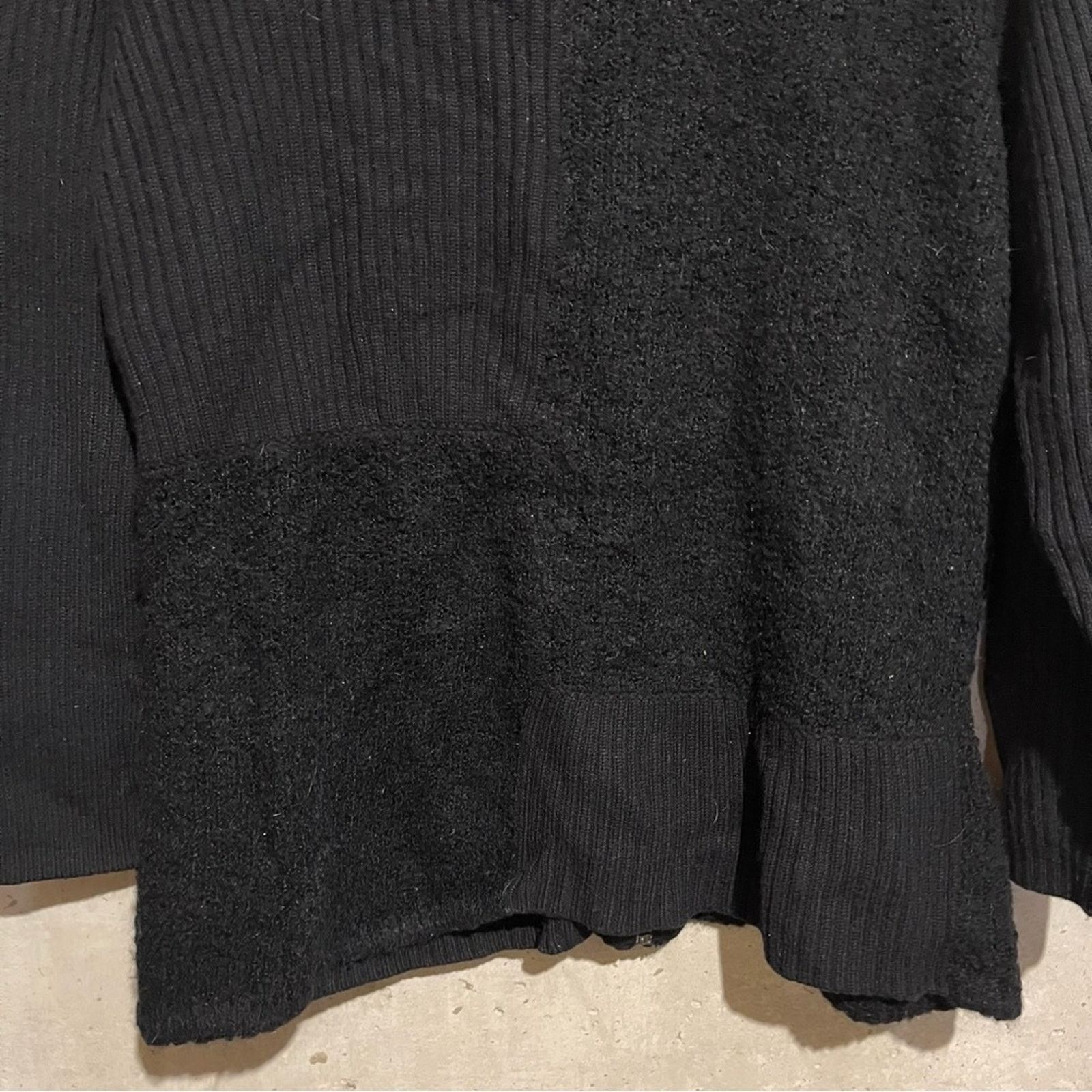 Chicos Chicos Design Sz 3 Black Zip Up Cardigan Size XS / US 0-2 / IT 36-38 - 6 Thumbnail