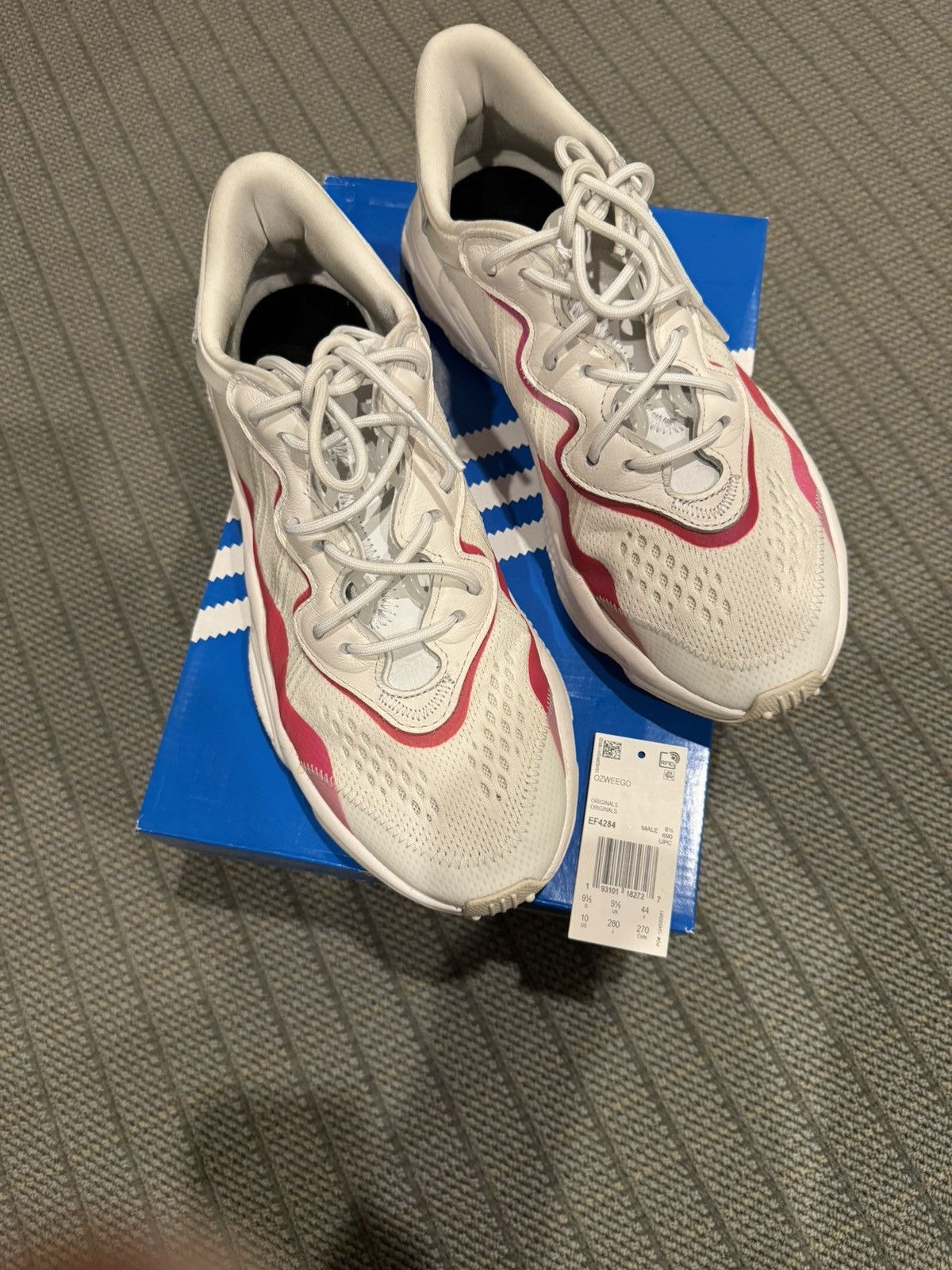 Adidas Osweego Pink trim like new Size US 10 / EU 43 - 1 Thumbnail