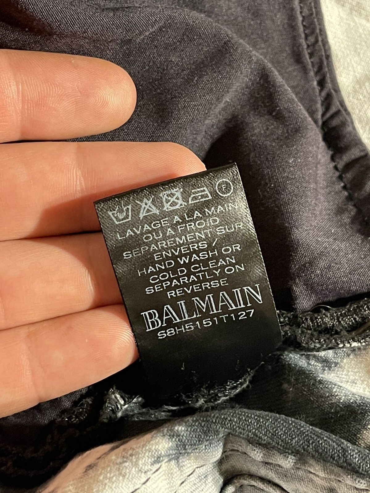 Balmain Balmain Paris tie dye biker shorts Size US 31 - 21 Thumbnail