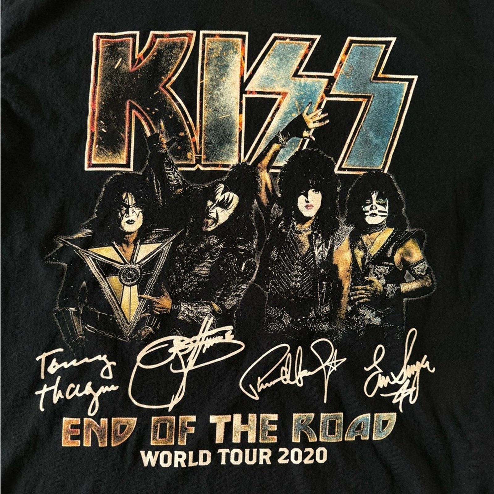 Fruit Of The Loom KISS End of the Road Tour T Shirt Size US M / EU 48-50 / 2 - 2 Thumbnail