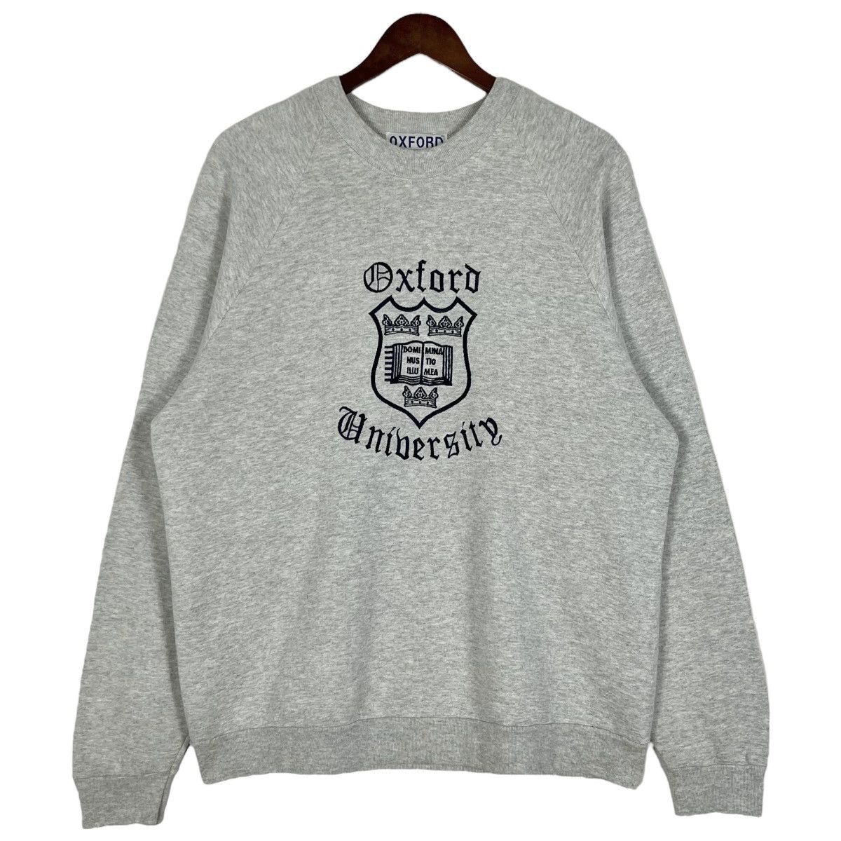 Vintage 80s Vintage Oxford University Sweatshirt Size US L / EU 52-54 / 3 - 1 Thumbnail