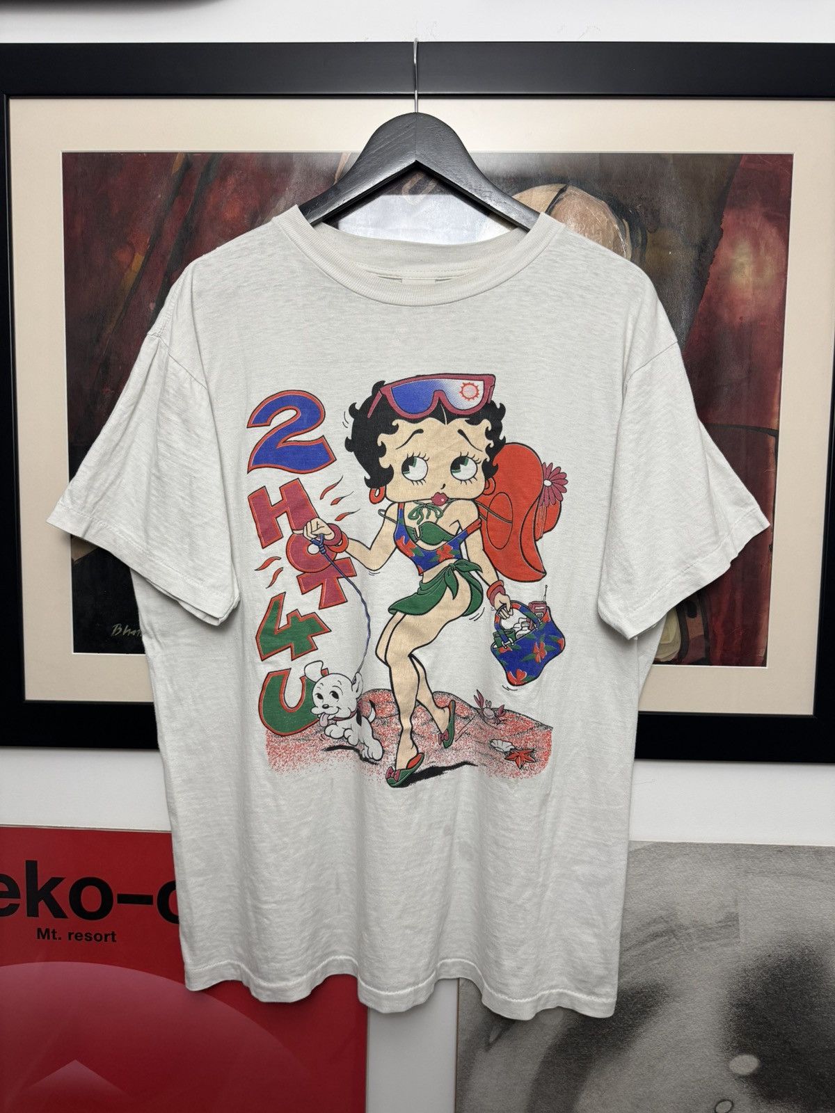 Vintage 1989 Betty Boop Inkwell Graphic Print T Shirt | Grailed