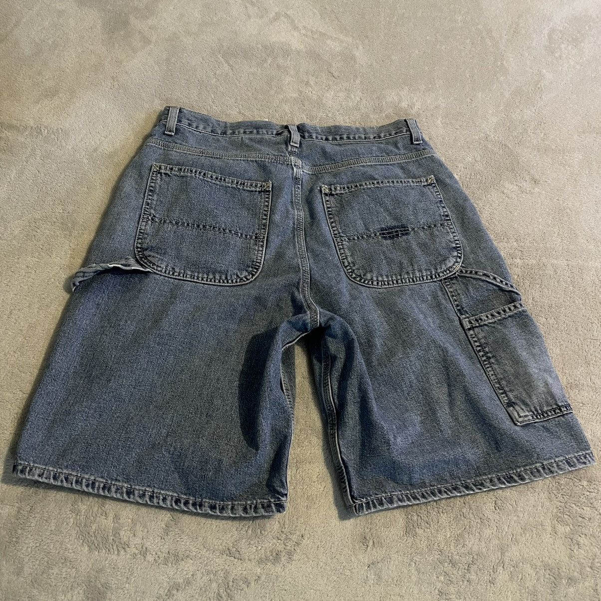 Other Vintage 90s Carpenter Denim Shorts Mens 31 Blue Medium Wash Size US 32 / EU 48 - 2 Thumbnail