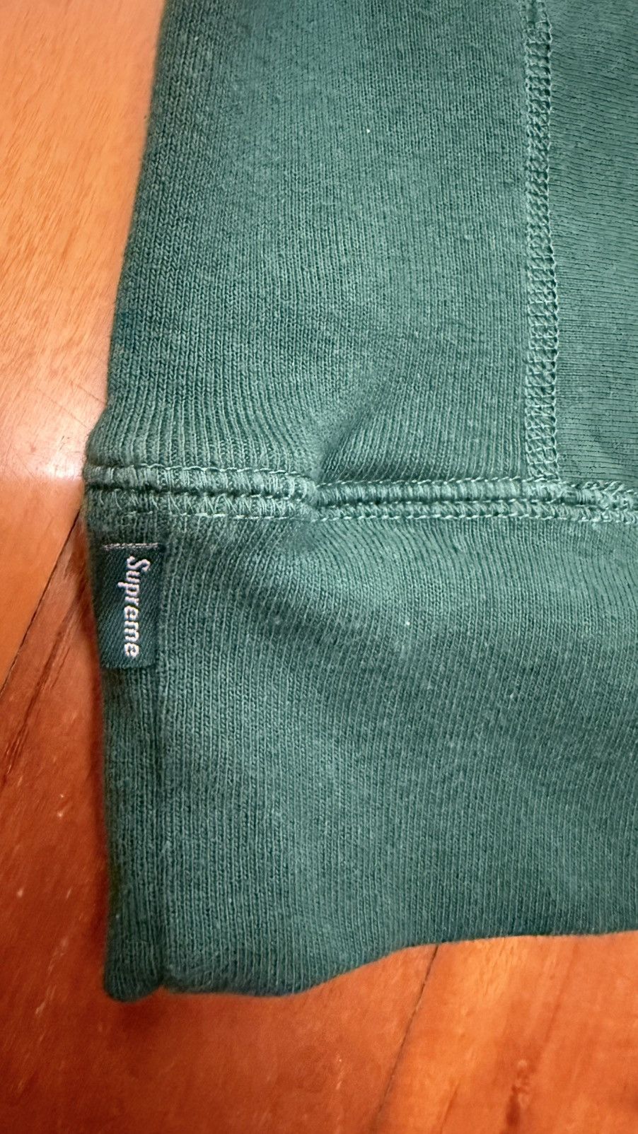 Supreme Supreme Box Logo Crewneck (FW18) Dark Green Size US M / EU 48-50 / 2 - 9 Thumbnail