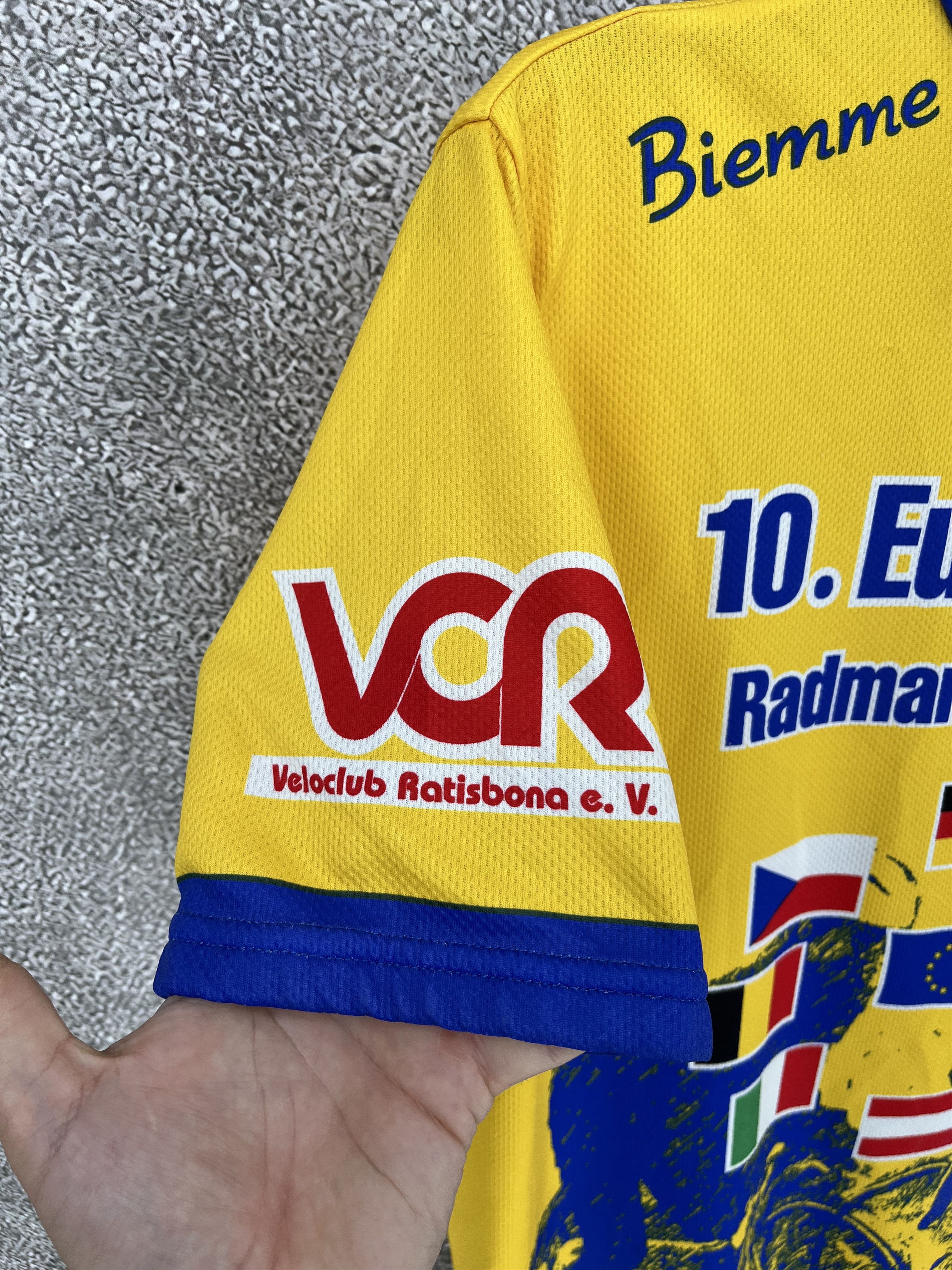 Vintage Vintage Biemme Europa-Cup 1996 Cycling Jersey Shirt Italy Size US XXL / EU 58 / 5 - 7 Thumbnail
