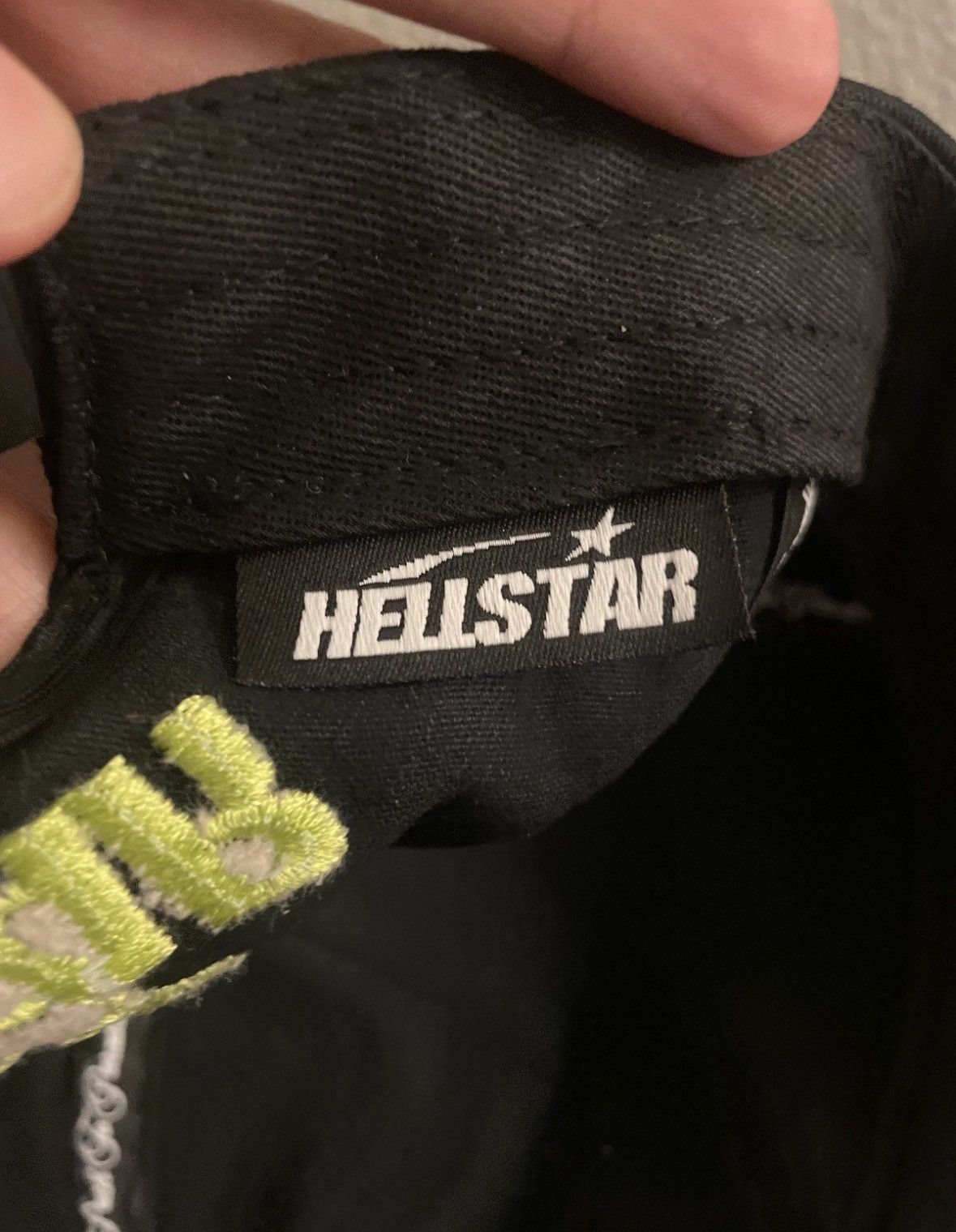 HELLSTAR HELLSTAR New York NY Rhinestone Snapback Hat Black