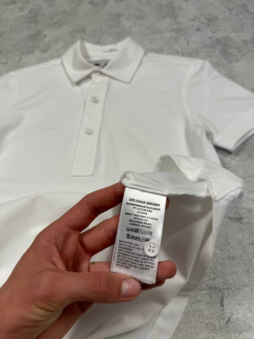 Vintage Orlebar Brown White Polo Shirt Size XS Size XS / US 0-2 / IT 36-38 - 13 Thumbnail
