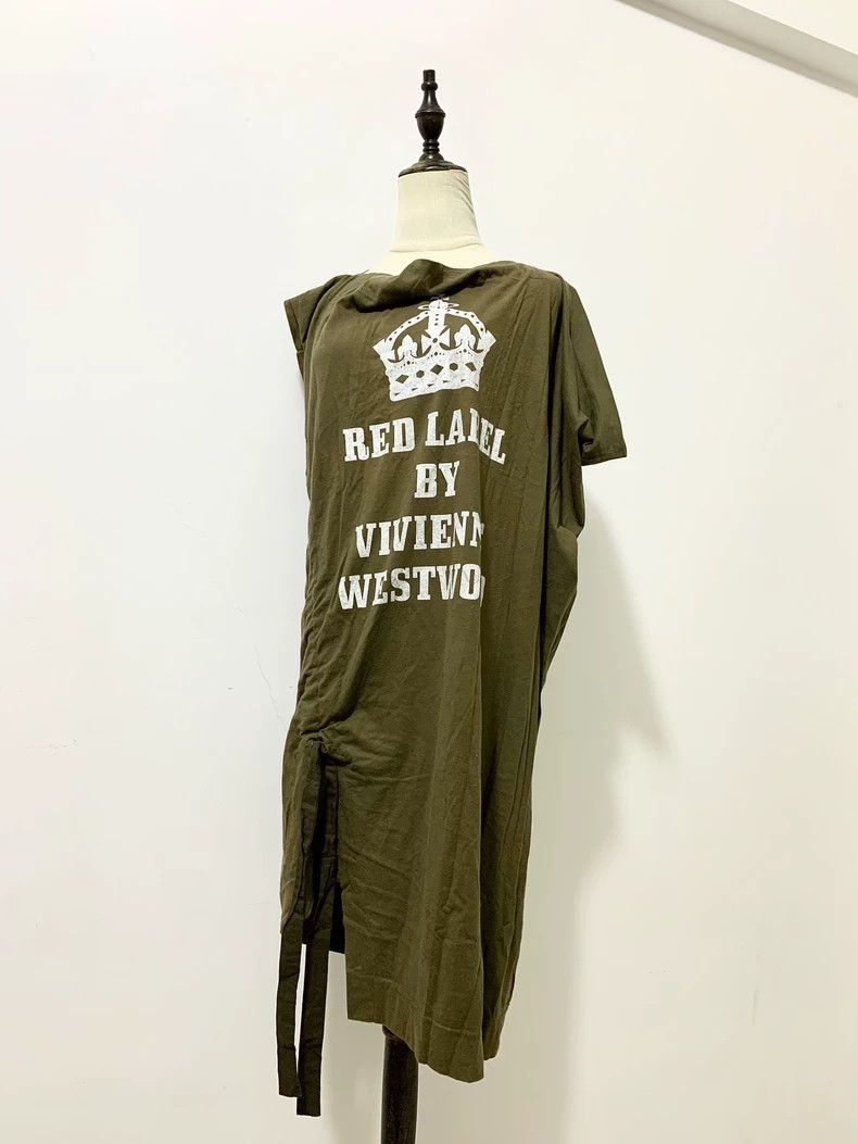 Vivienne Westwood Vivienne Westwood Military green irregular collar T-shirt Size M / US 6-8 / IT 42-44 - 2 Thumbnail