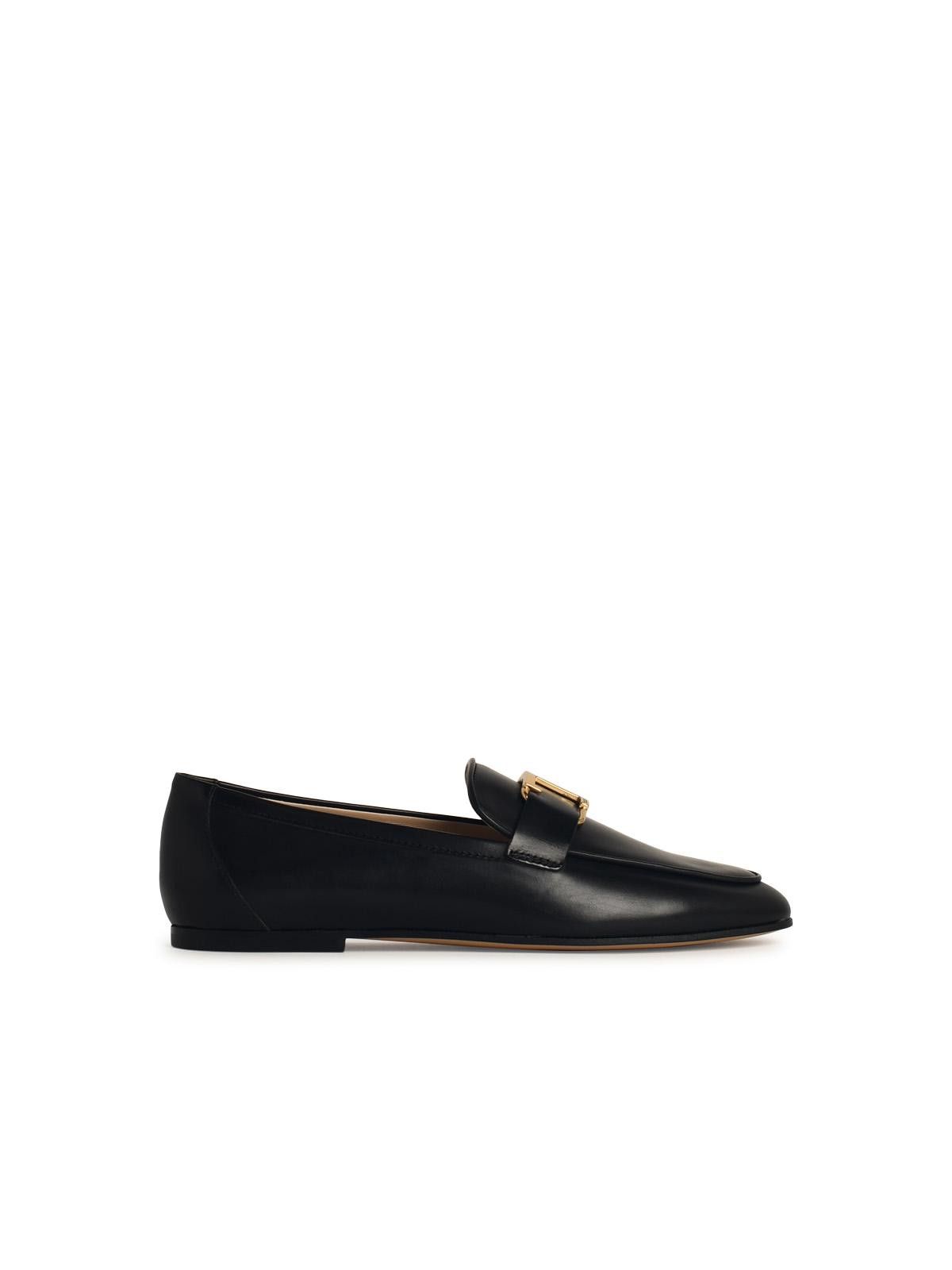 Tod's TOD'S Black Leather Loafers Size US 8 / IT 38 - 1 Thumbnail