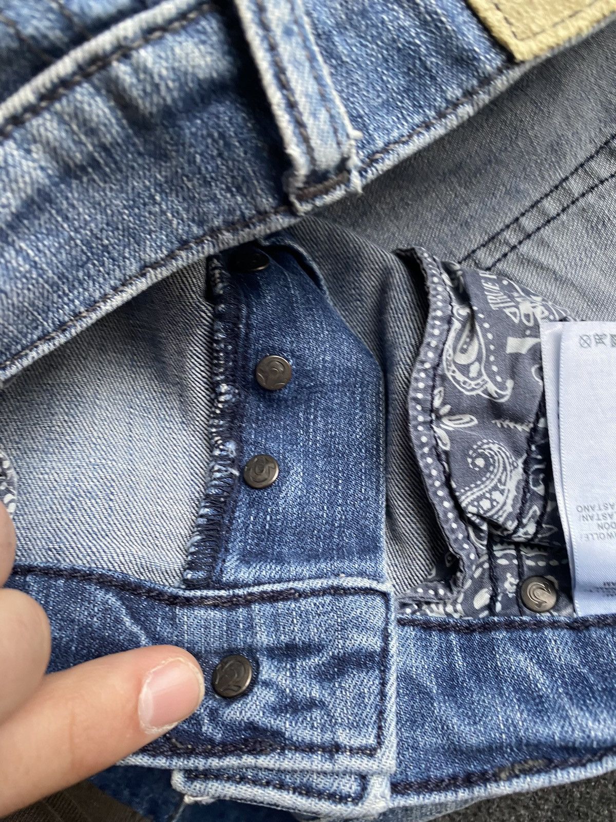 True Religion 🔥Opium Punk True Religion Rocco Relaxed Skinny distressed 30 Size US 30 / EU 46 - 16 Thumbnail
