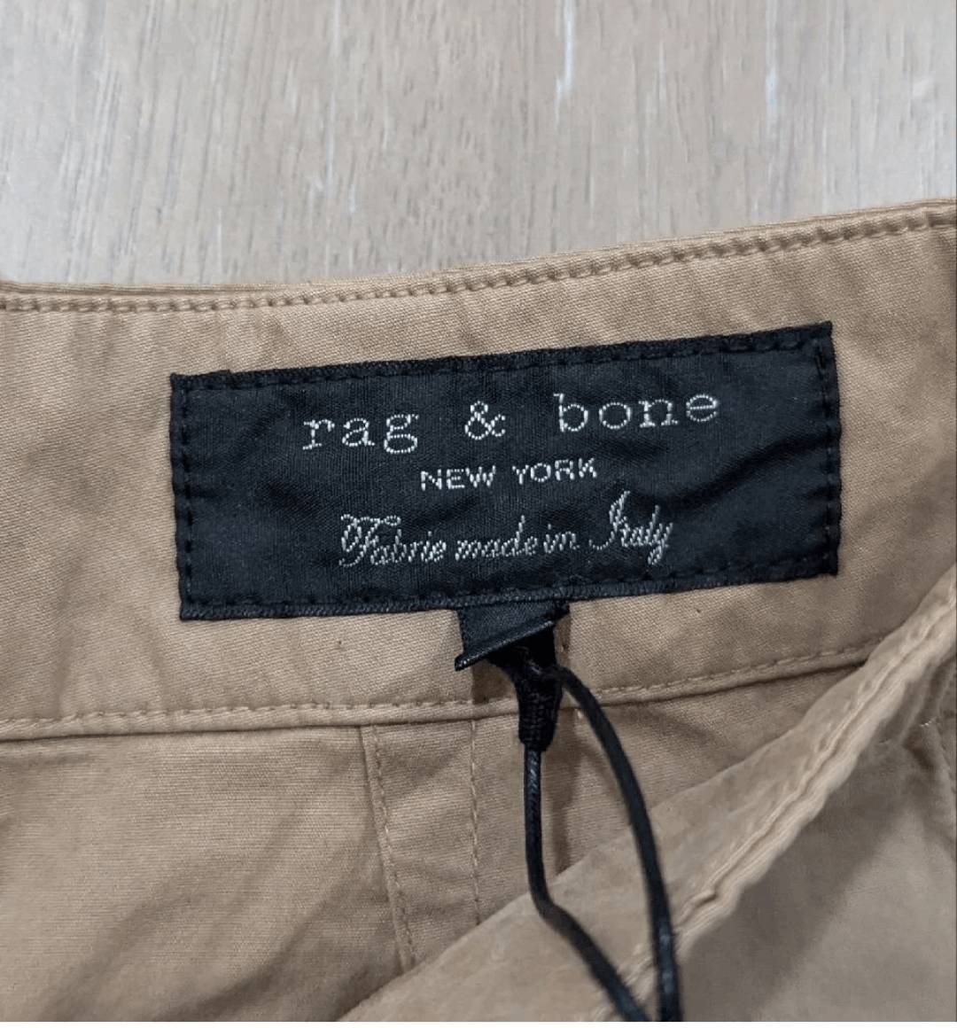 Rag & Bone rag & bone "Cliffe" Peached Cotton Field Shorts Khaki US 28 Size US 28 / EU 44 - 5 Thumbnail