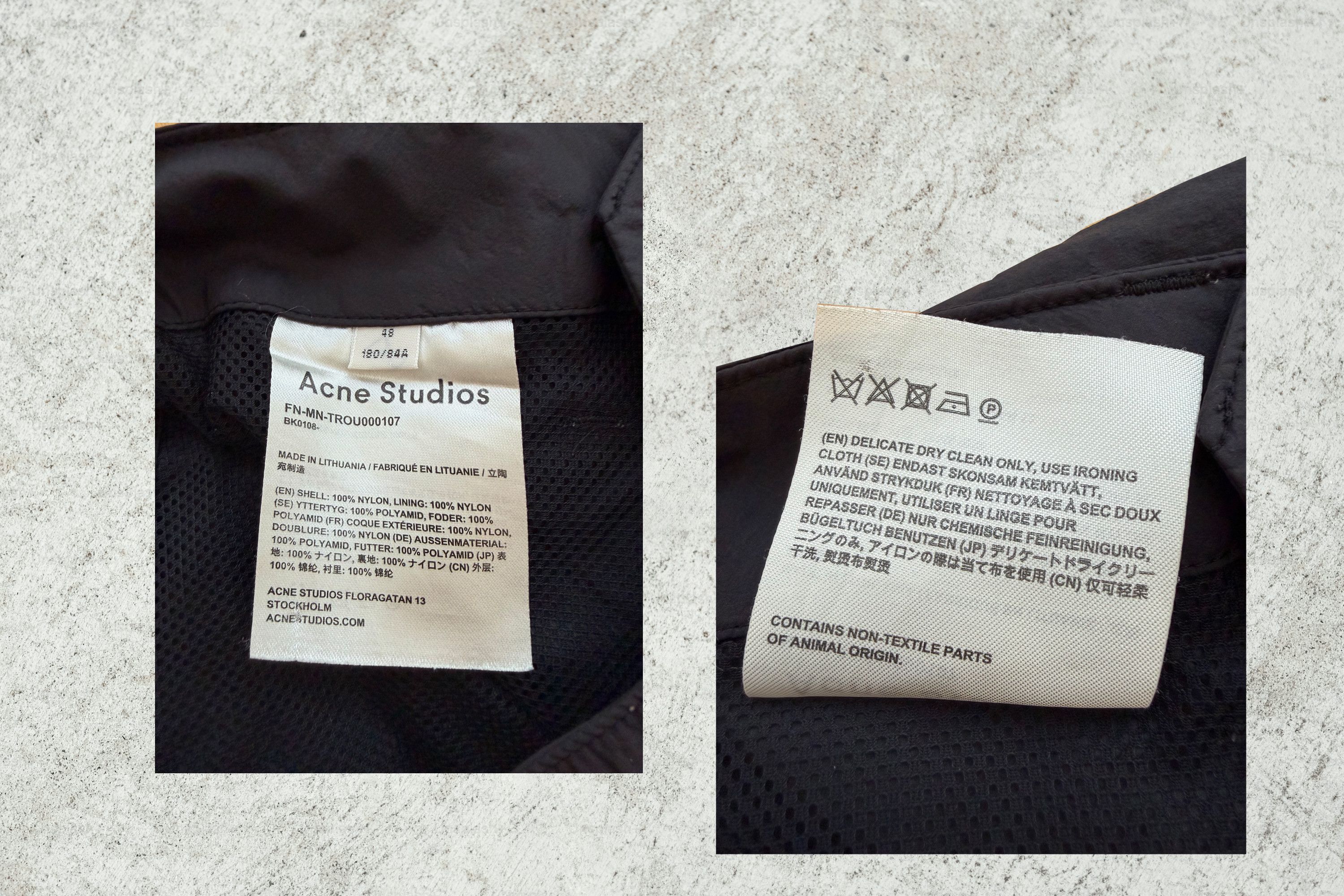 Acne Studios Acne Studios Rip Stop Pleated Trousers Size 48R - 4 Thumbnail