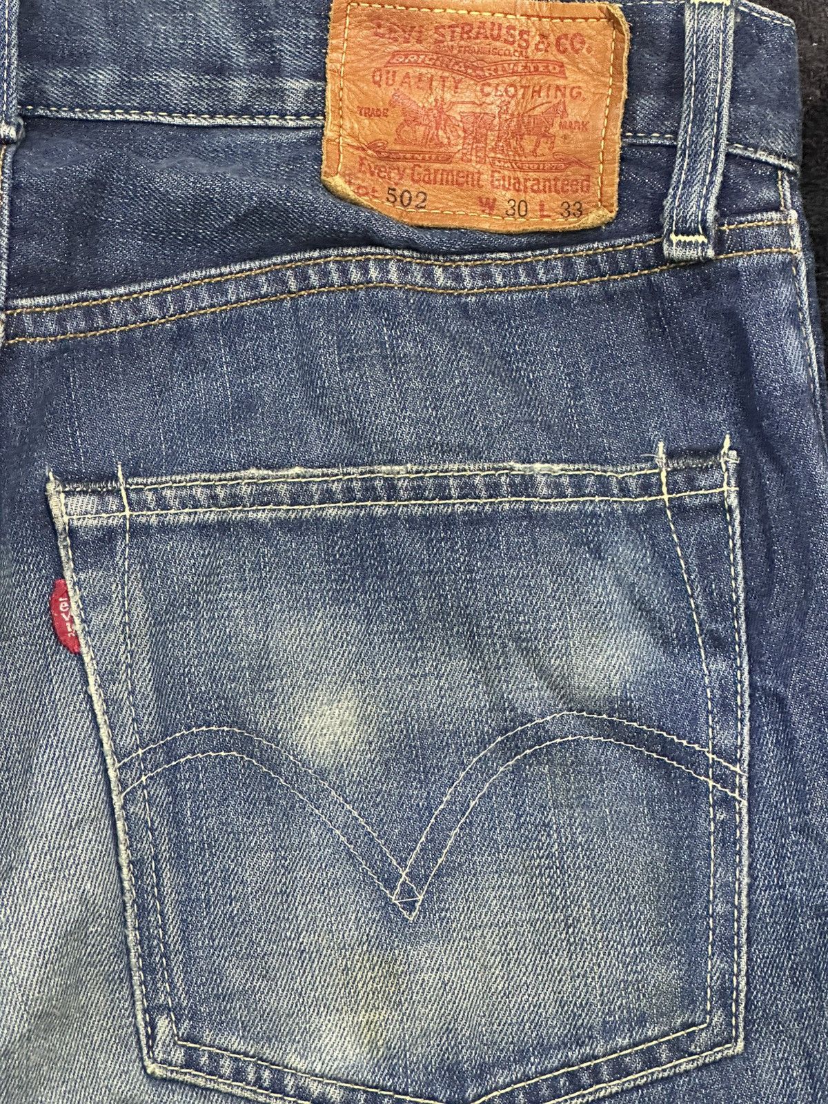 Levi's Levis 502 Vintage With Baggy Loose Style and Faded Wash Size US 31 - 7 Thumbnail
