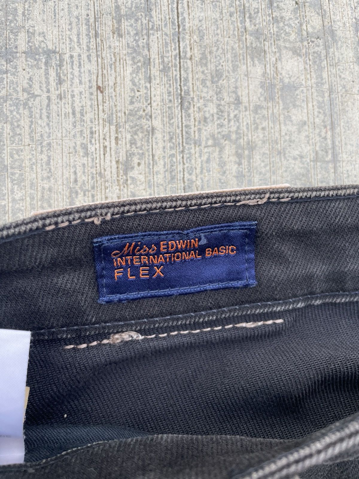 Japanese Brand 2000s JAPANESE BRAND EDWIN WHISKER FLARE JEANS Size 26" / US 2 / IT 38 - 3 Thumbnail