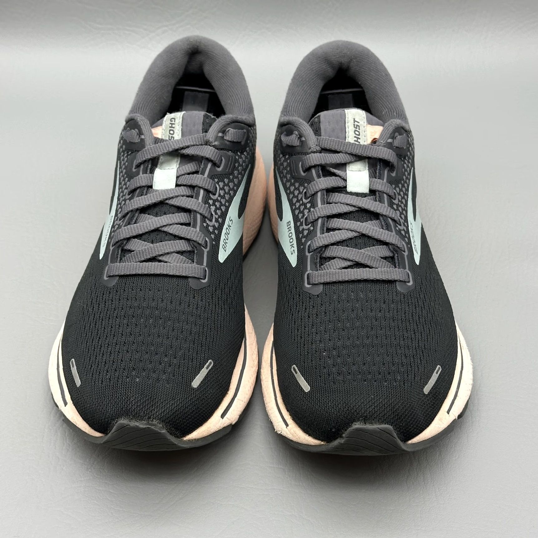 Brooks Brooks Ghost 14 Black Peach Women's Running Athletic 9 B Shoe Sneaker Adult Women 1203561B026 Size US 9 / IT 39 - 6 Thumbnail