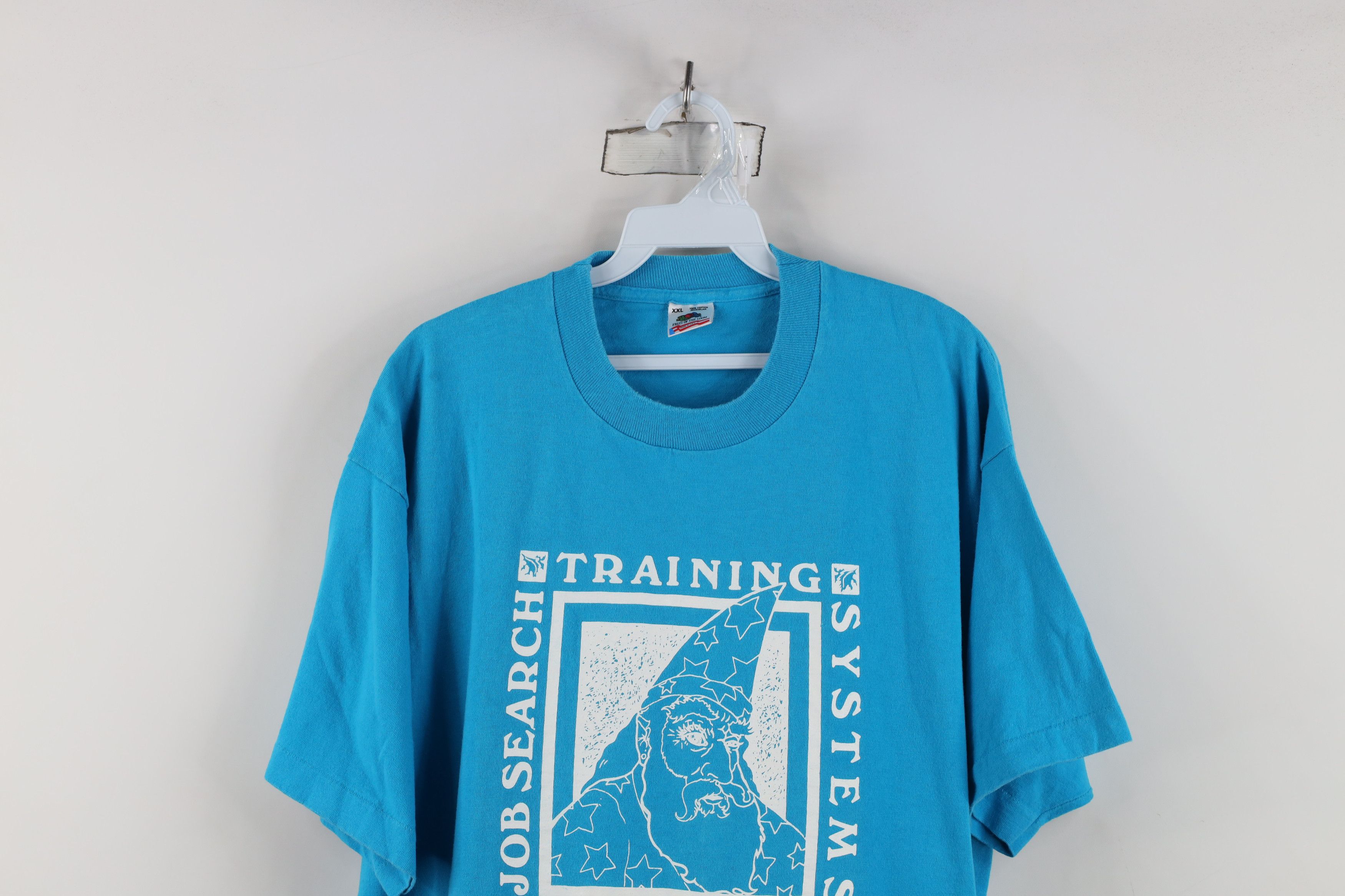 Vintage Vintage 90s The Wizards of Work Job Short Sleeve T-Shirt Size US XL / EU 56 / 4 - 2 Thumbnail